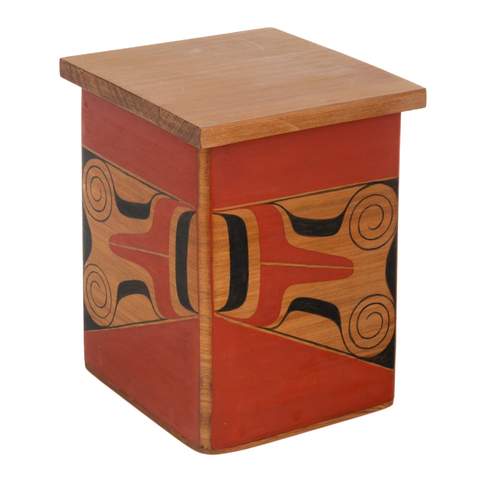 DUANE PASCO (1932-) AMERICAN, SEATTLE, WASHINGTON, 'Ksan Style Bentwood Box