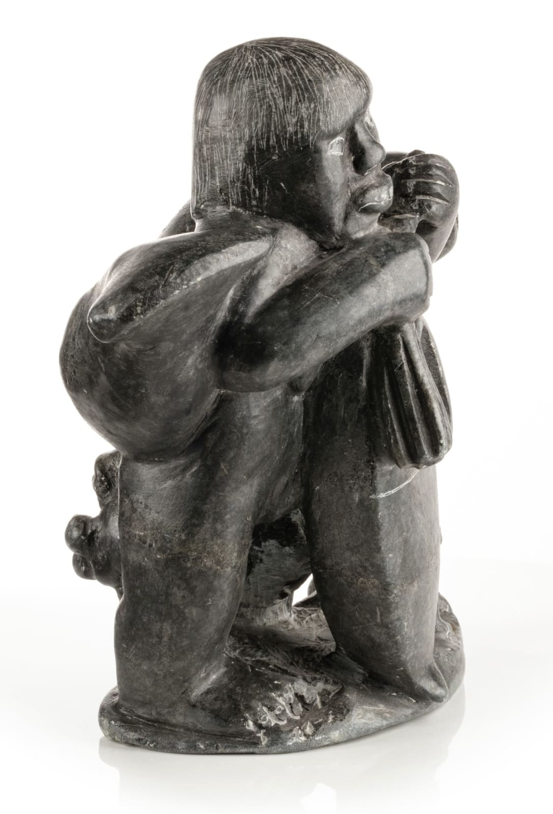 DAVIDIALUK ALASUA AMITTU (1910-1976) PUVIRNITUQ (POVUNGNITUK), Story of a Giant, probably early 1970s