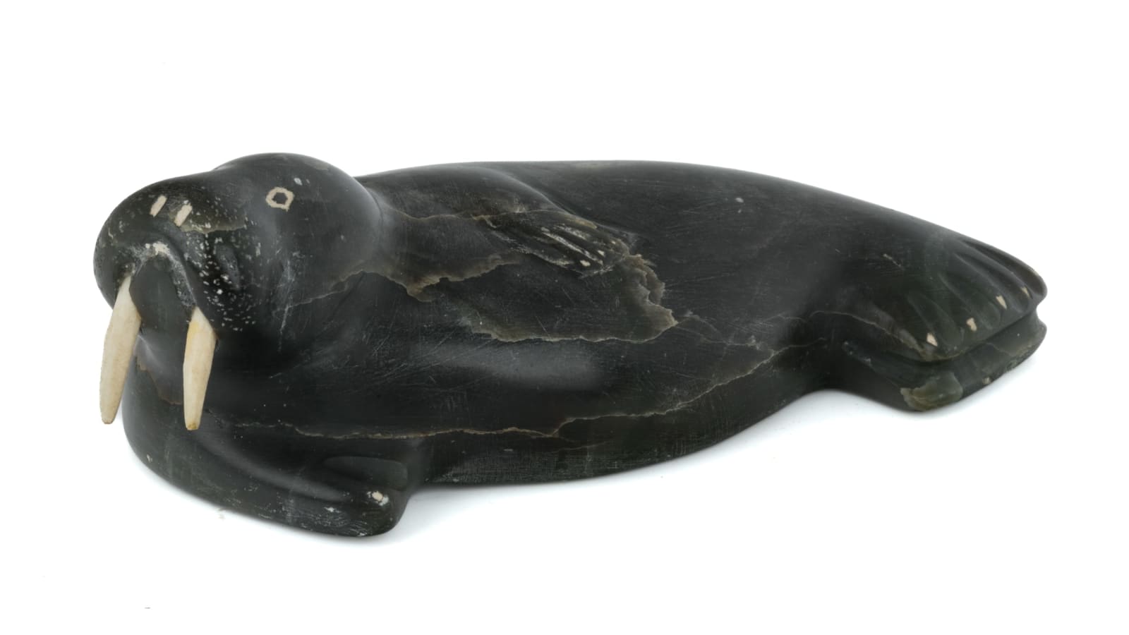 KOMALUK (1938-) INUKJUAK (PORT HARRISON), Lounging Walrus, mid-late 1960s