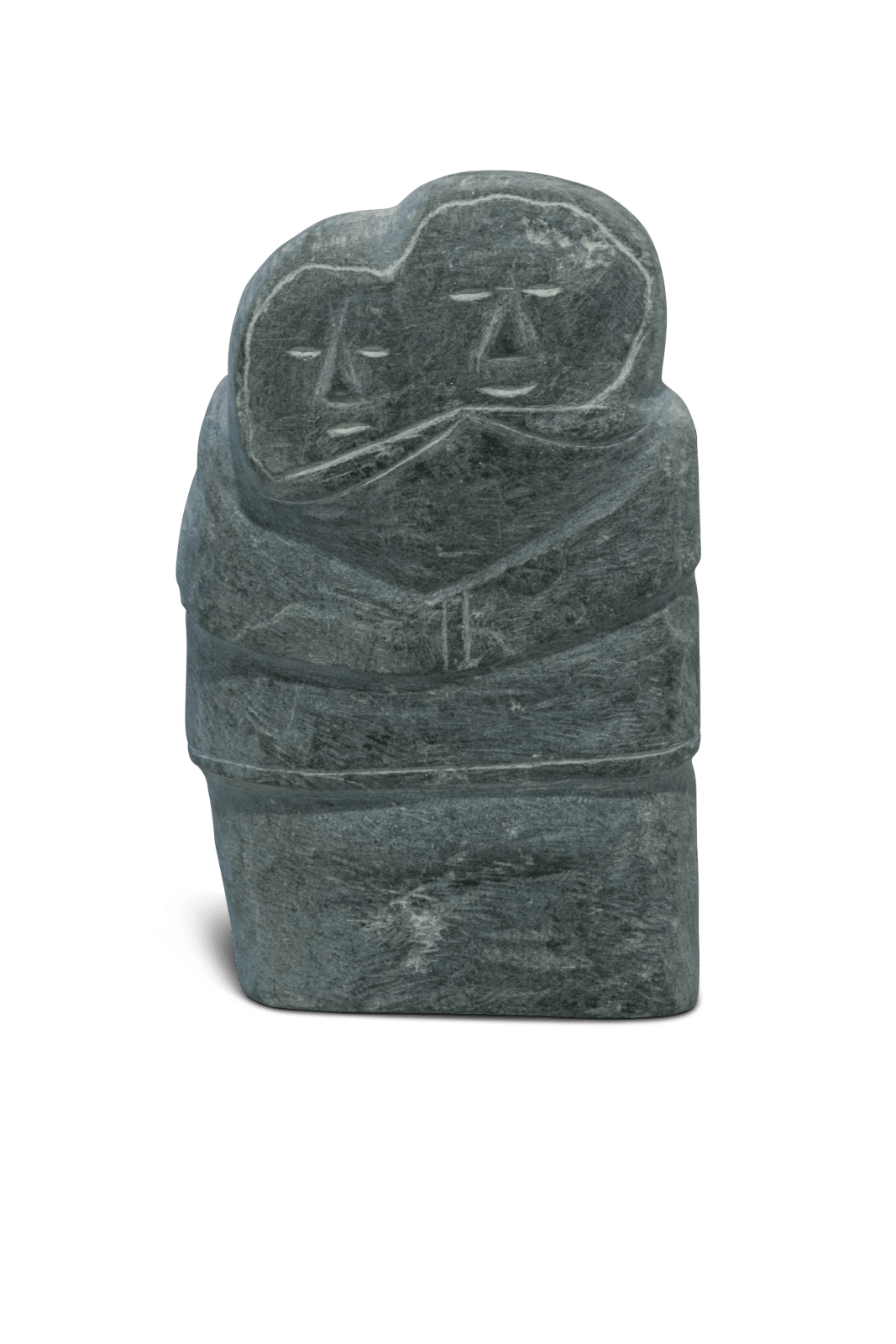 ARPARK, ARVIAT (ESKIMO POINT), Joyful Mother and Child, c. 1968