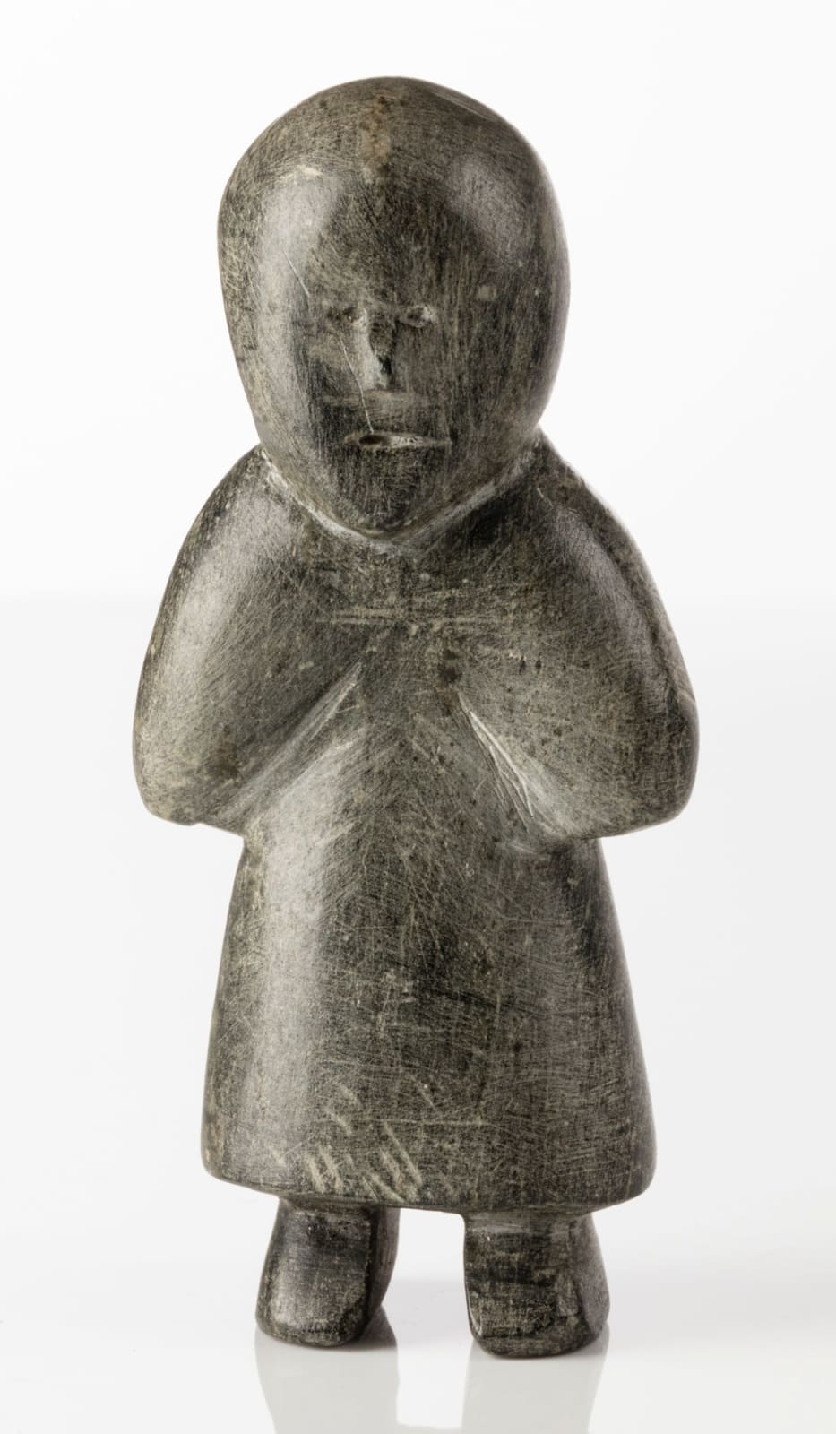 ATTRIBUTED TO MATEE ATANGAK TIKTAK (1916-D) KANGIQLINIQ (RANKIN INLET), Female Figure, c. 1959-60