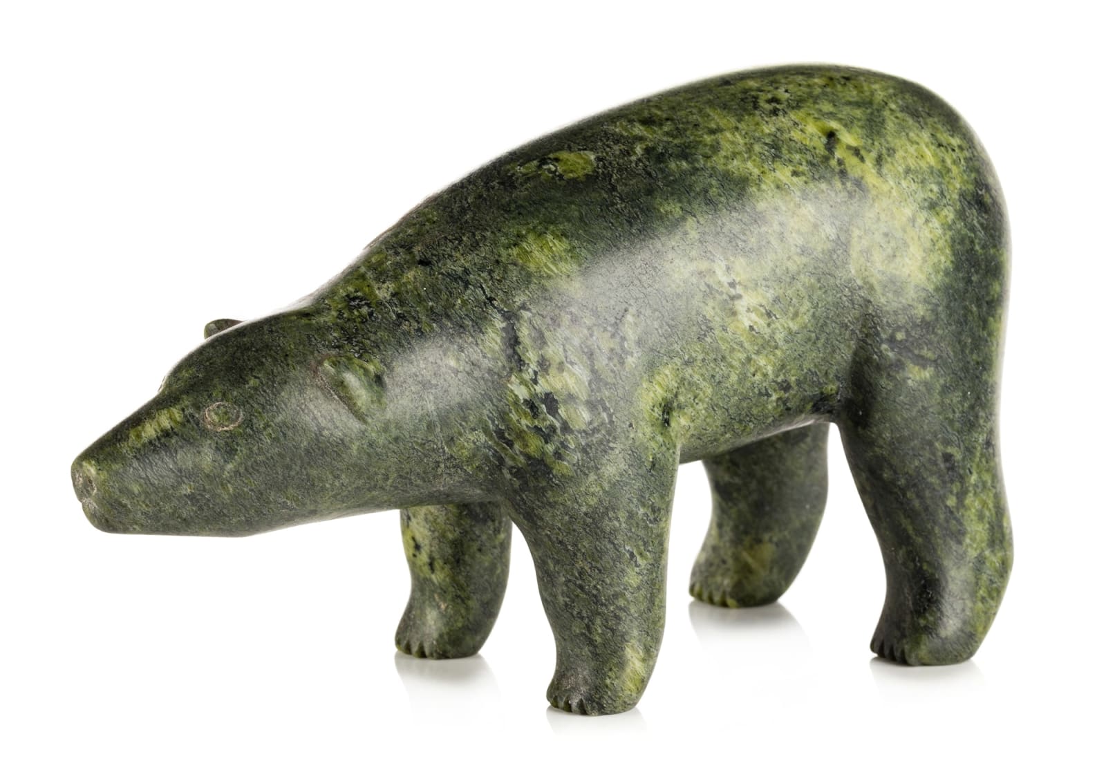 NIVIAQSI (NIVIAKSIAK) (1908-1959) KINNGAIT (CAPE DORSET), Polar Bear, c. 1957-59