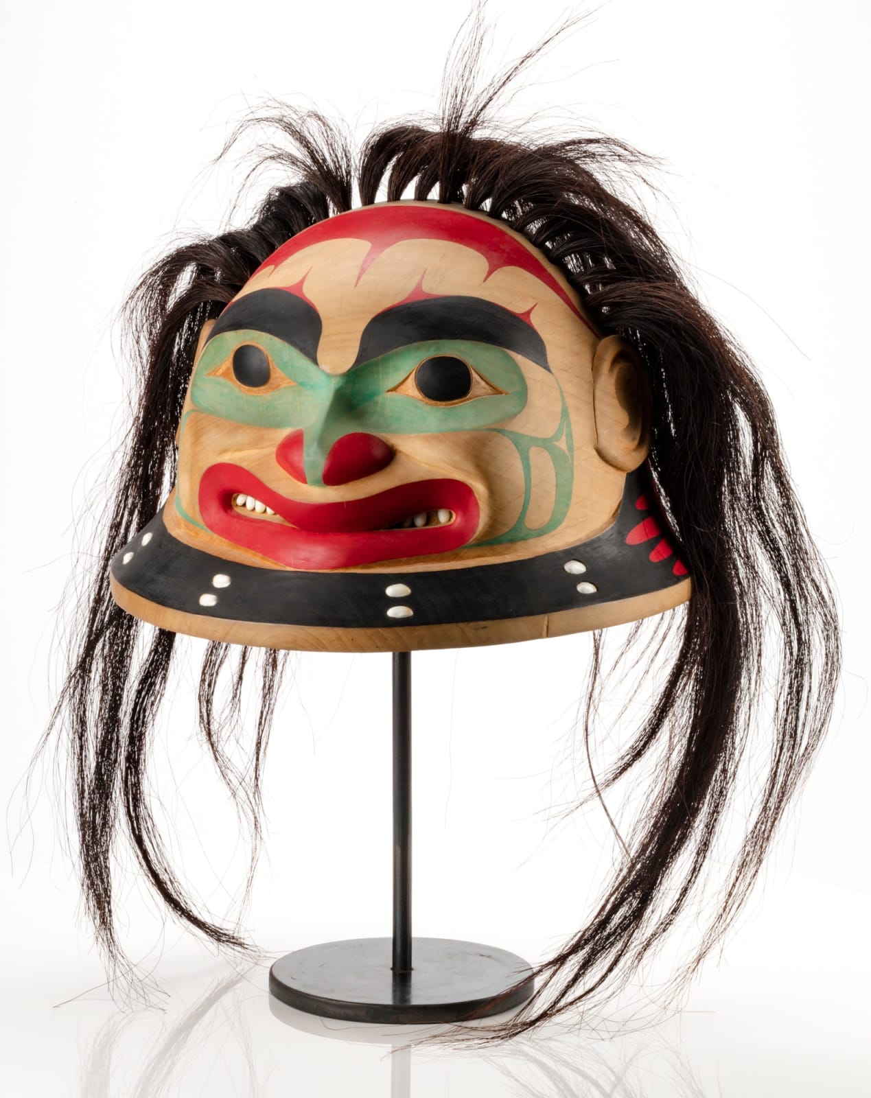 DOUG ZILKIE (1961-), NON-INDIGENOUS, War Helmet, 1991