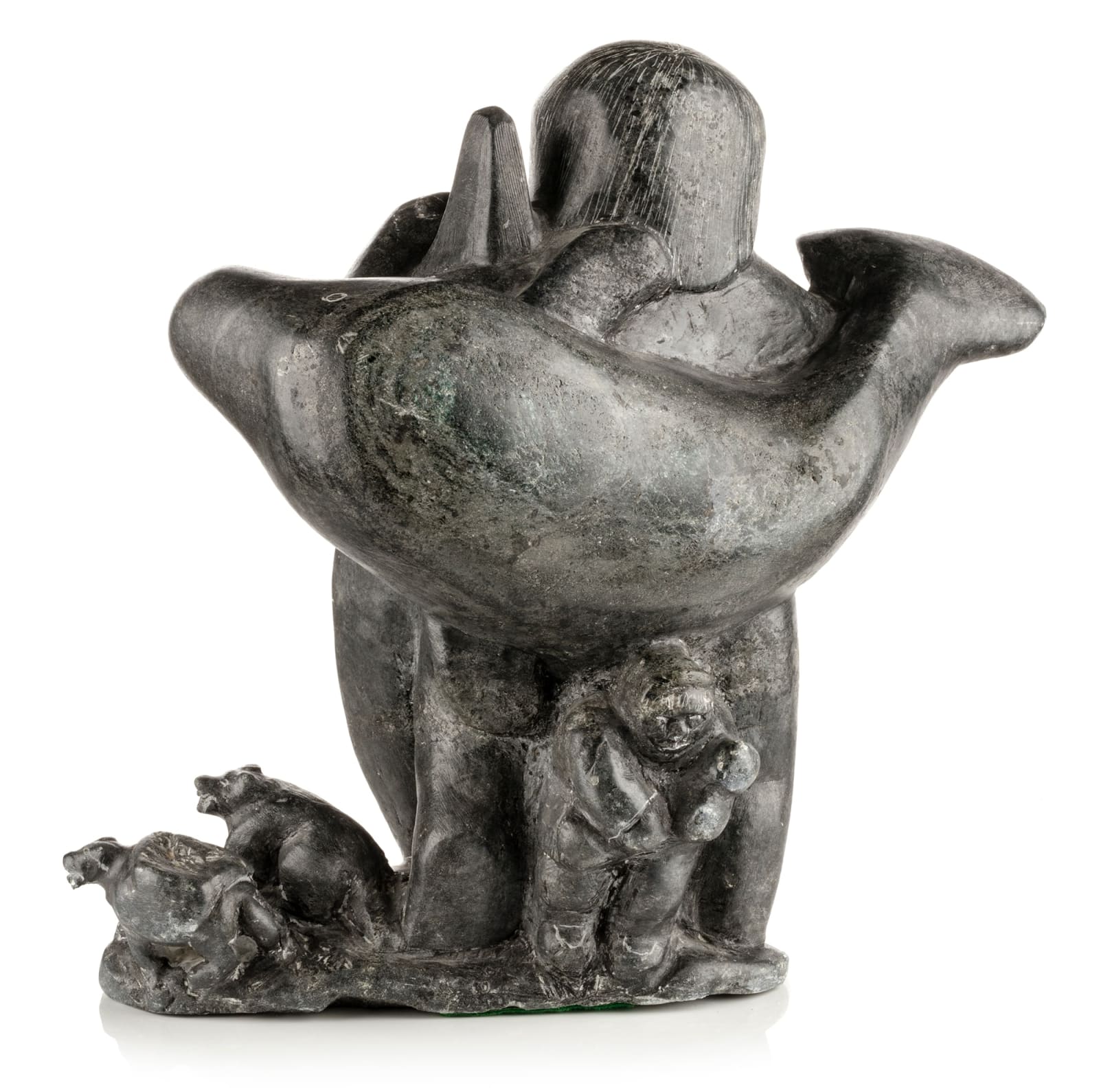 DAVIDIALUK ALASUA AMITTU (1910-1976) PUVIRNITUQ (POVUNGNITUK), Story of a Giant, probably early 1970s