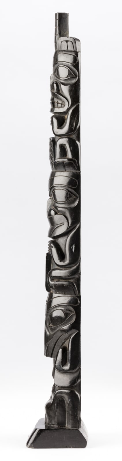 UNIDENTIFIED ARTIST, HAIDA, Model House Entry Totem Pole, c. 1870-80