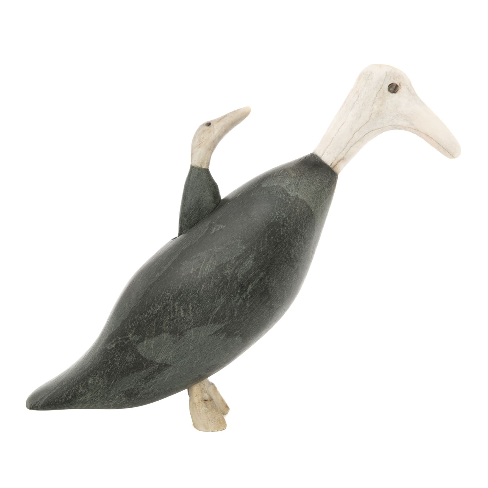 PETER INUKSHUK (1896-1975) QAMANI’TUAQ (BAKER LAKE), Bird and Young, early 1970s