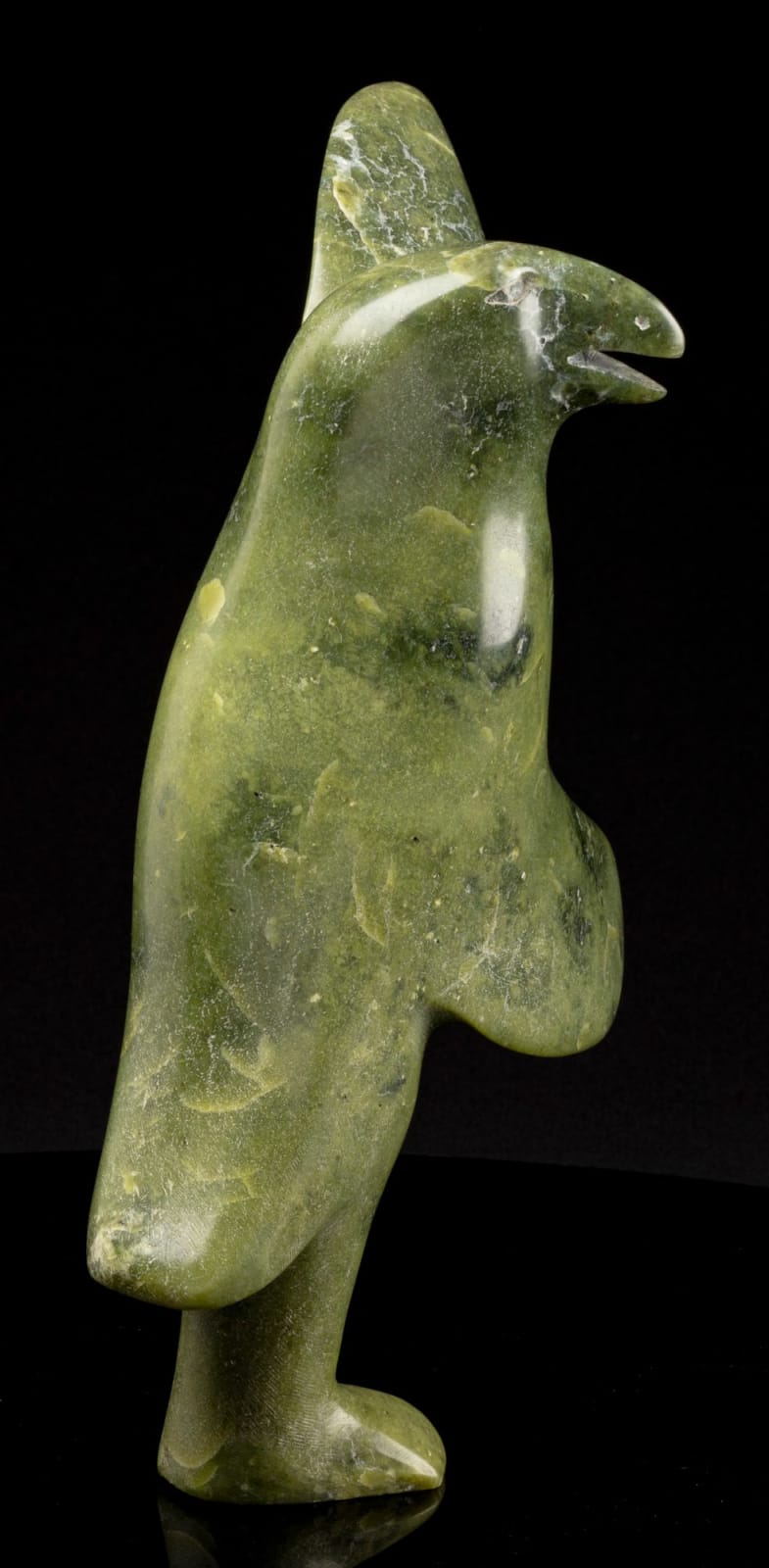 OSUITOK IPEELEE, R.C.A. (1923-2005) KINNGAIT (CAPE DORSET), Flamboyant Hawk, c. 1970