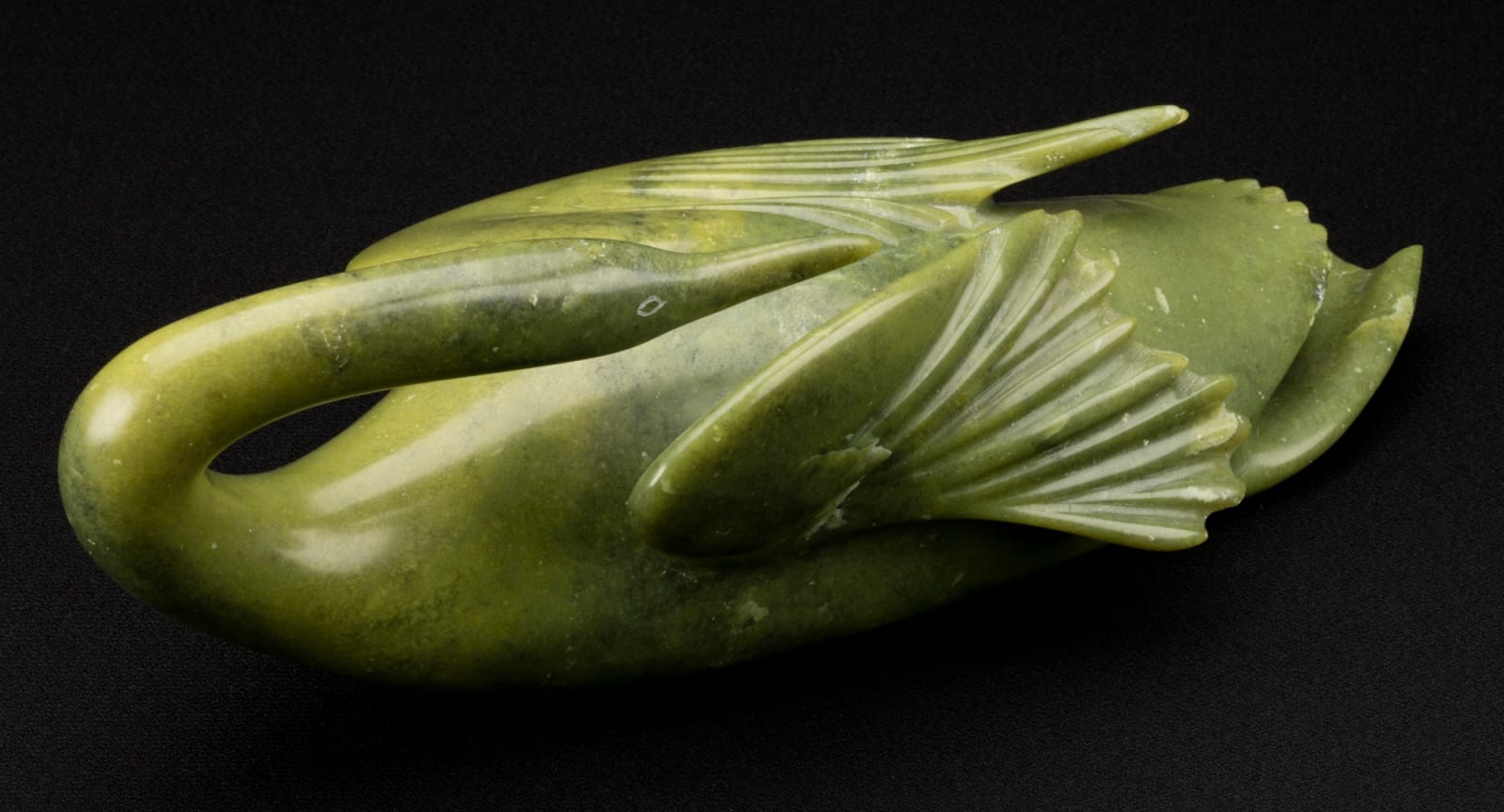 LUKTA QIATSUK (1928-2004) KINNGAIT (CAPE DORSET), Preening Loon, 1982