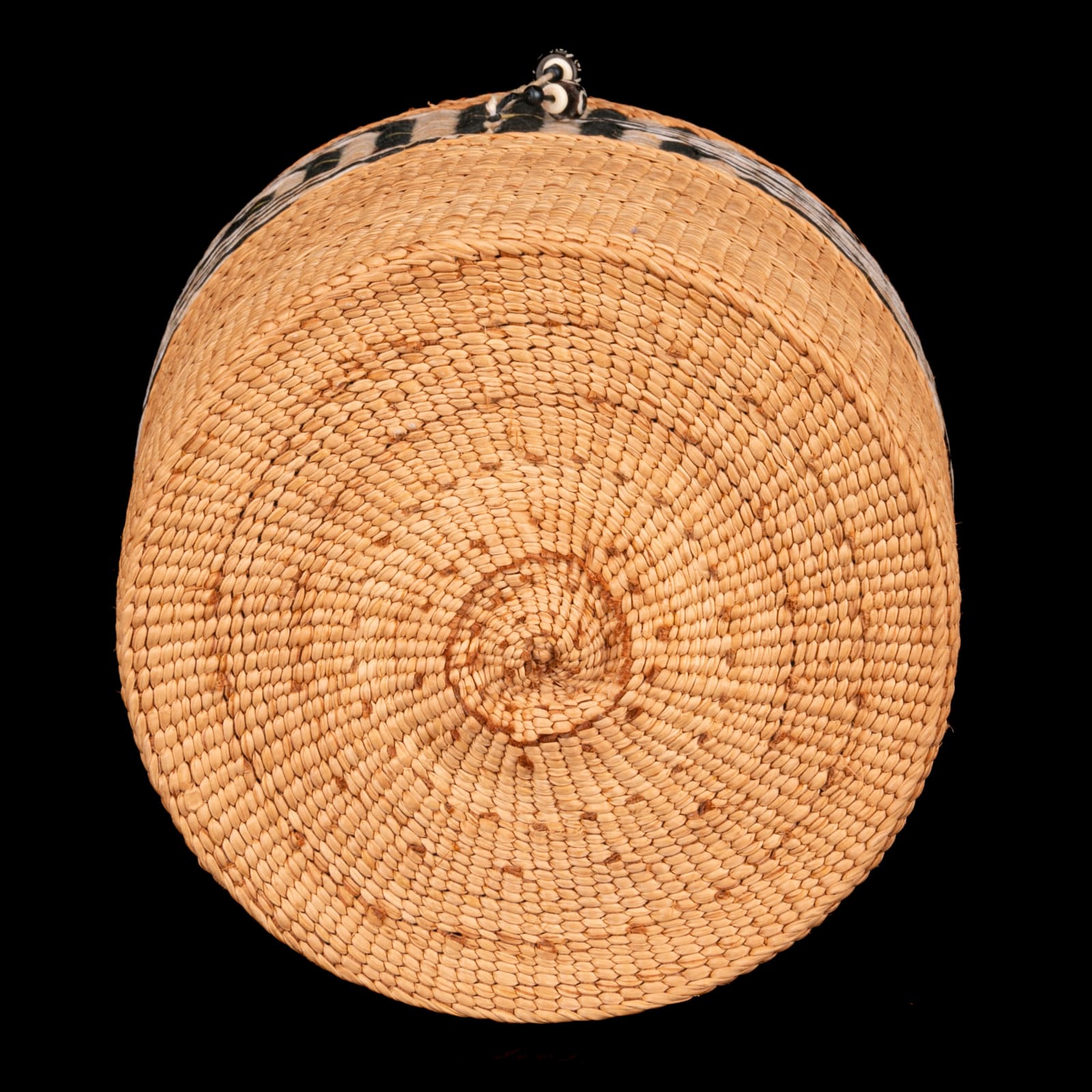 DIANE DOUGLAS WILLARD (1956-), HAIDA, BELLINGHAM, WA / KETCHIKAN, AK, Open Basket with Raven's Tail Design (Berry Gathering Basket) , c. 2007