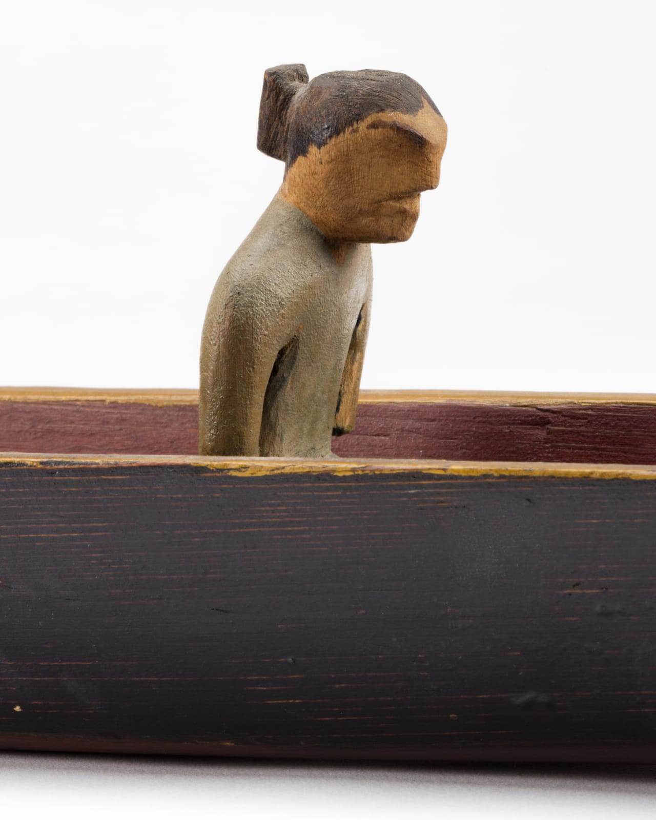 UNIDENTIFIED ARTIST, NUU-CHAH-NULTH OR COAST SALISH, Large Model Canoe with Figures, late 19th century