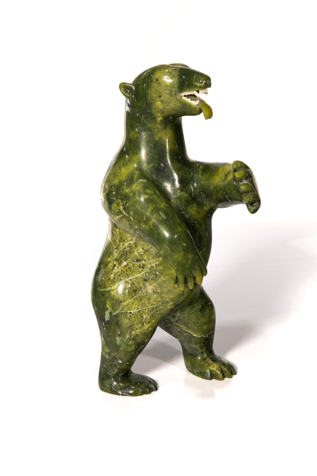 TOMMY TUKPANIE SR. (1936-2013) KINNGAIT (CAPE DORSET), Standing Bear with Lolling Tongue, 1980s
