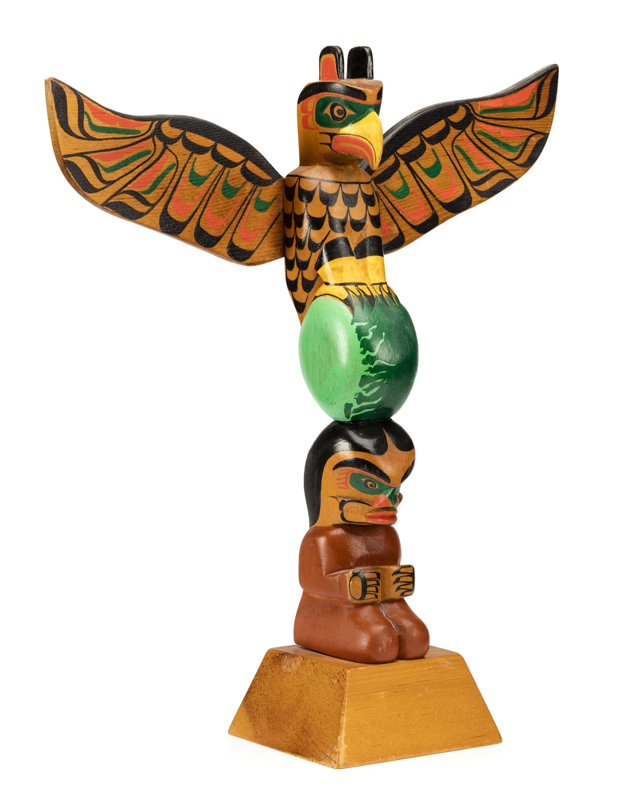 ELLEN NEEL (1916-1966) KWAKWA̱KA̱ʼWAKW, Totemland Model Pole, 1959