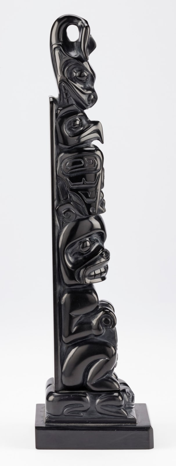 BERNARD KERRIGAN (1963-) HAIDA, Model Totem Pole, 1987