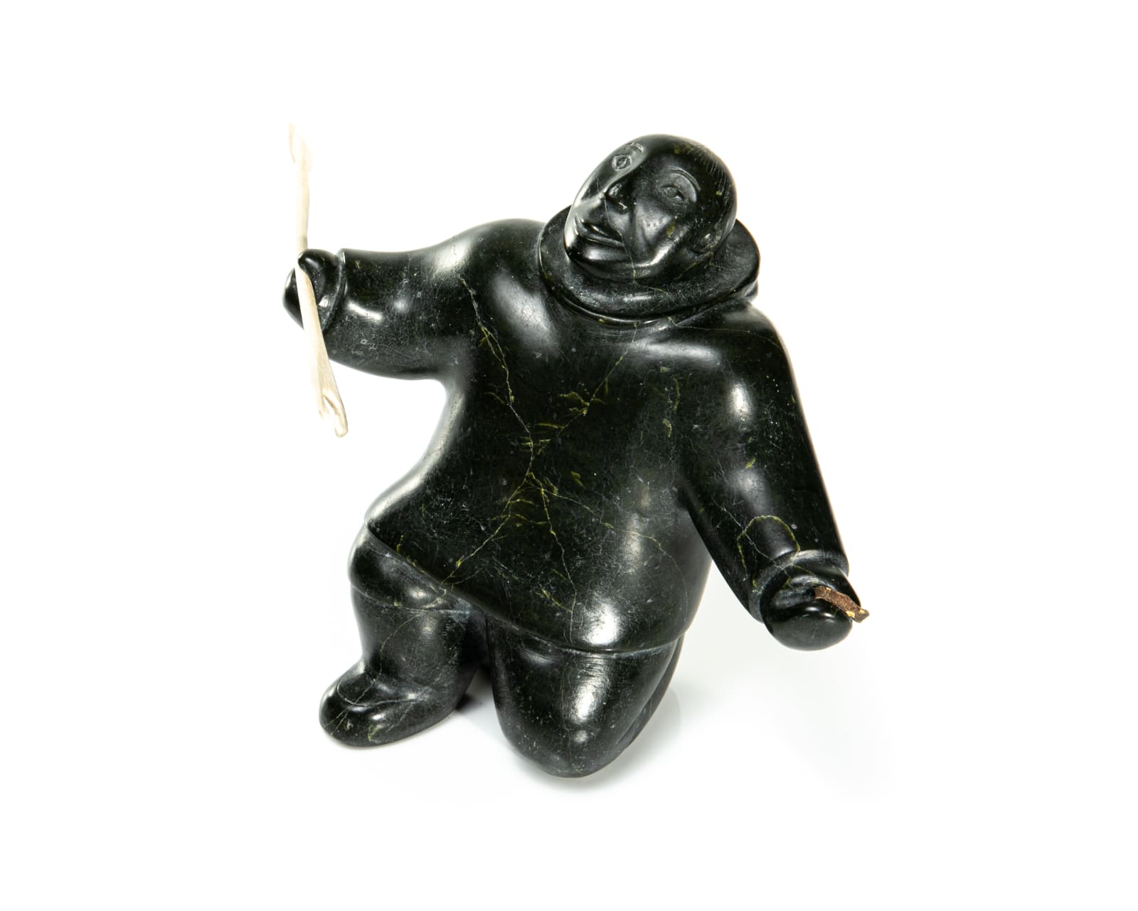 MEEALIA, QIKIQTAALUK (NORTH BAFFIN), Happy Fisherman