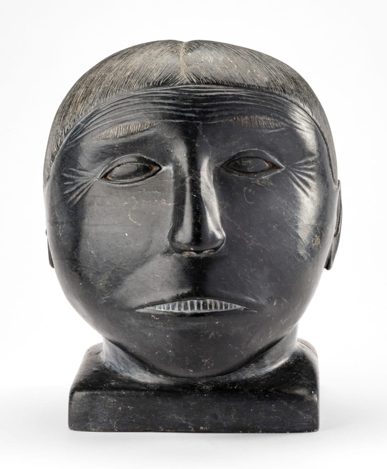 SIMA TUKAI (1911-1967) INUKJUAK (PORT HARRISON), Man's Head, c. 1960