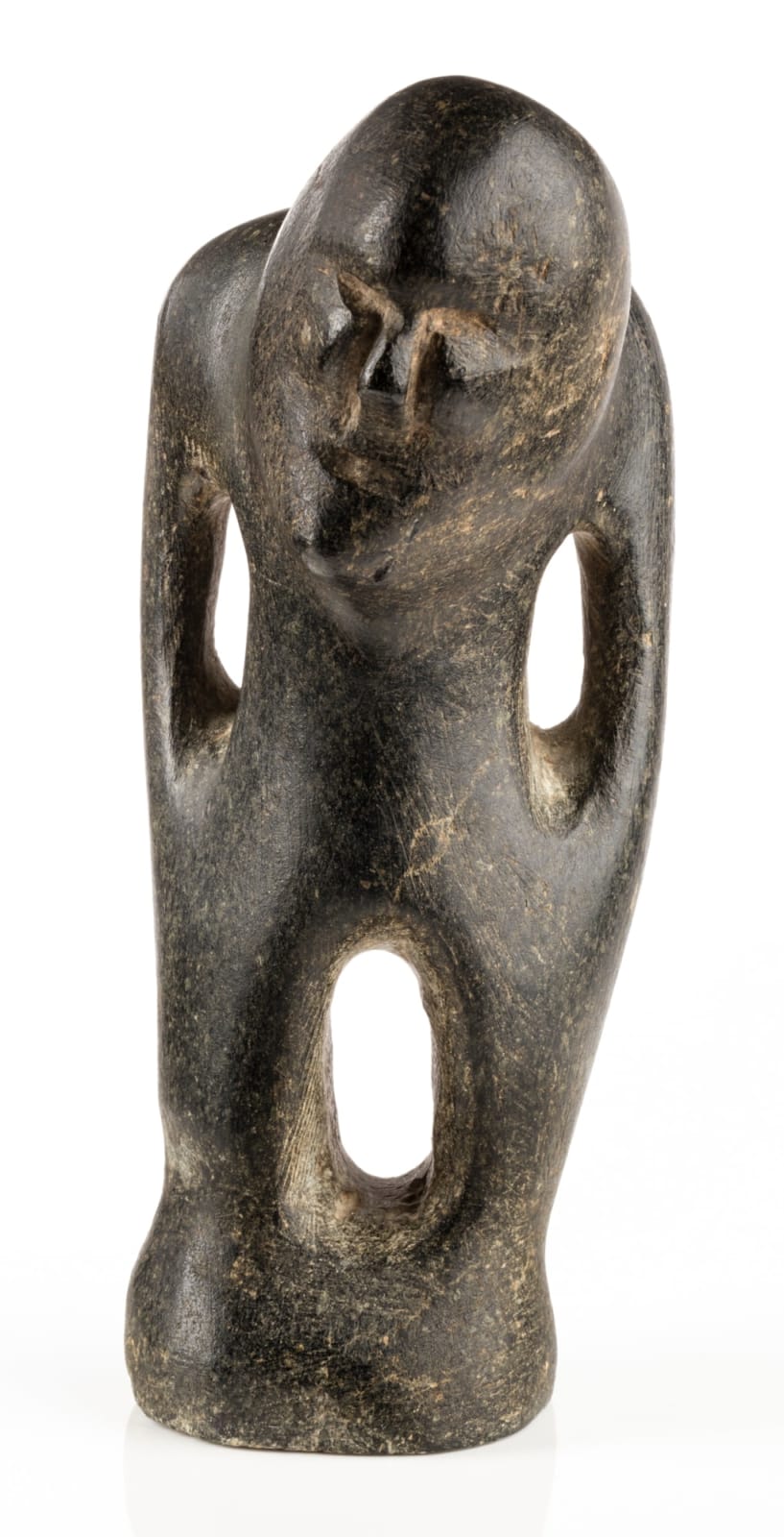 JOHN TIKTAK, R.C.A. (1916-1981) KANGIQLINIQ (RANKIN INLET), Hunched Man, c. 1970-74