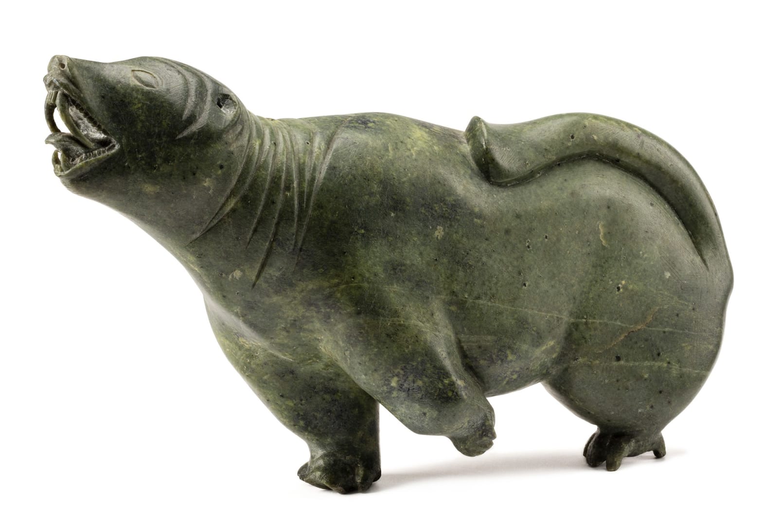 EEGYVUDLUK POOTOOGOOK (1931-1999) KINNGAIT (CAPE DORSET), Animal Spirit, c. 1964