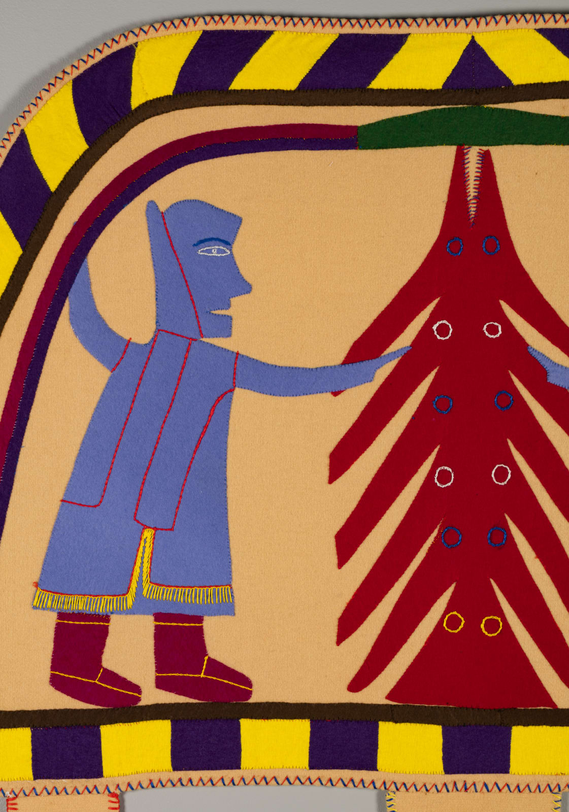 JESSIE OONARK, O.C., R.C.A (1906-1985) QAMANI'TUAQ (BAKER LAKE), Untitled (Wallhanging), c. 1974-5