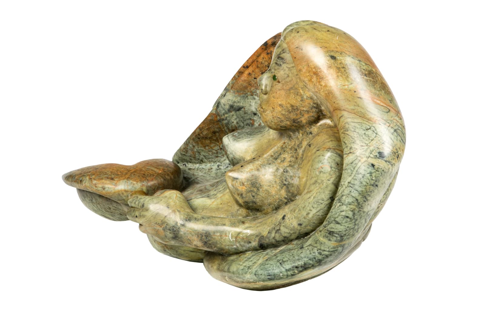 ABRAHAM ANGHIK RUBEN, O.C. (1951-) PAULATUK / SALT SPRING ISLAND, B.C, Recumbent Sedna, late 1990s / 2000s