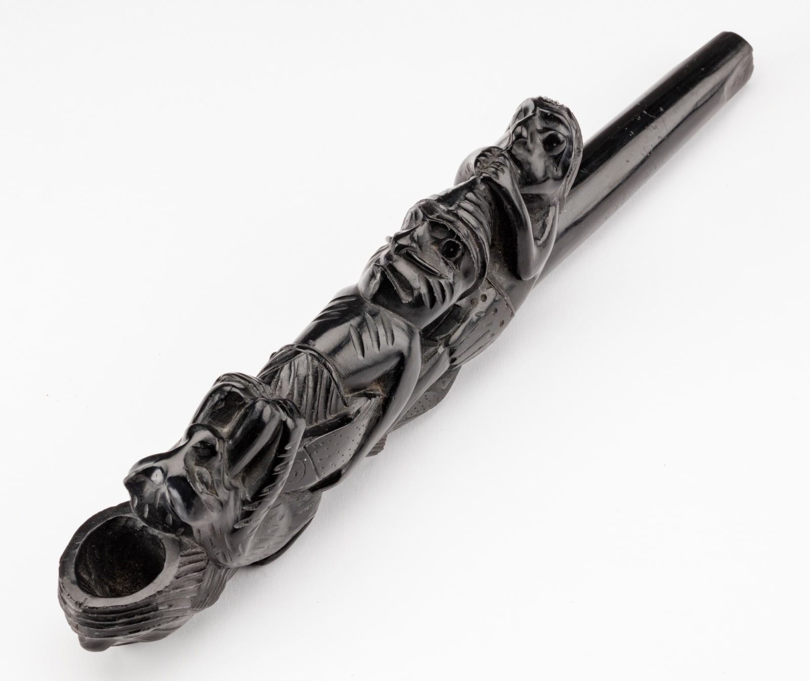 UNIDENTIFIED HAIDA ARTIST, Late Trade Pipe, c. 1880s-1890s