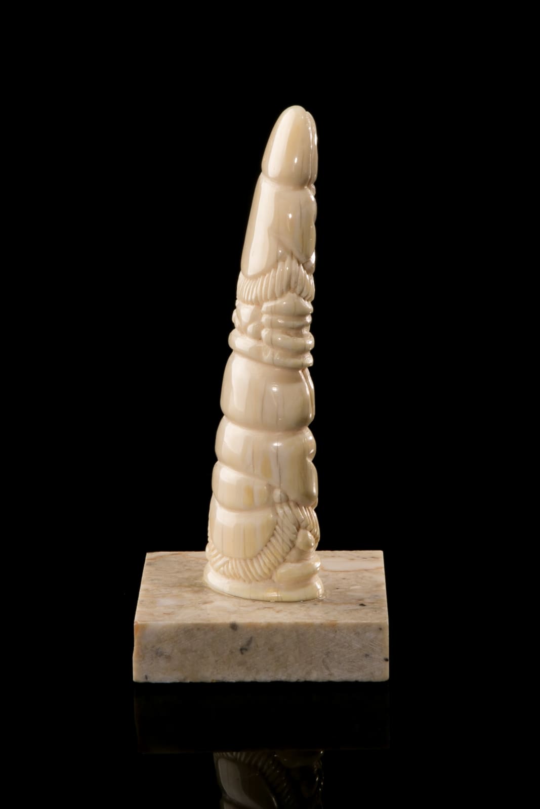 Possibly: CHARLIE INUKPUK (1941-2022) INUKJUAK (PORT HARRISON), Totemic Composition with Inuit Hunting, late 1970s