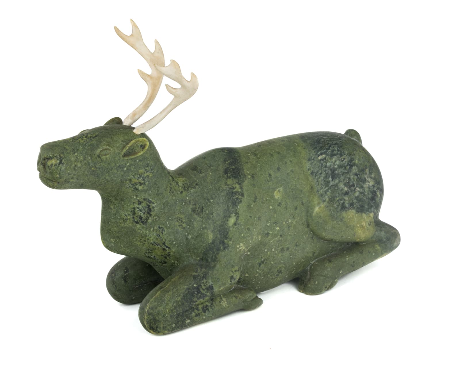 Possibly: KIUGAK (KIAWAK) ASHOONA, O.C., R.C.A. (1933-2014) KINNGAIT (CAPE DORSET), Kneeling Caribou, 1960s