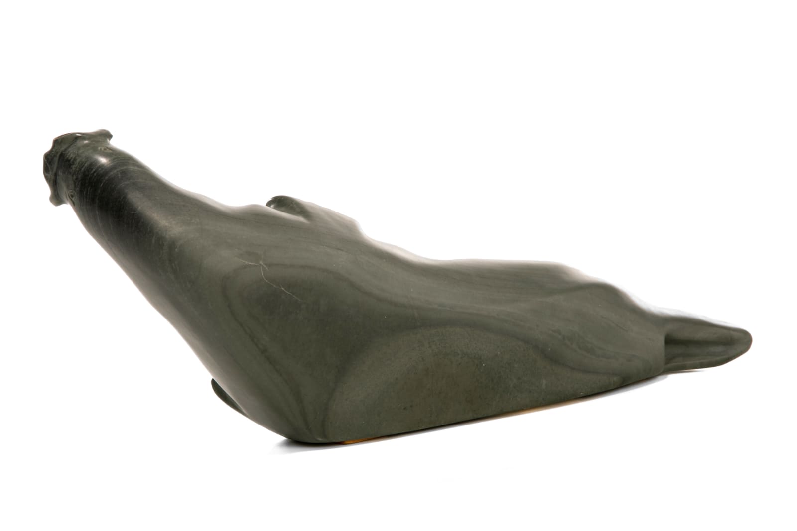 CHARLIE QITTUSUK (1927-d) BELCHER ISLAND (SANIKILUAQ), Basking Seal, 1970s