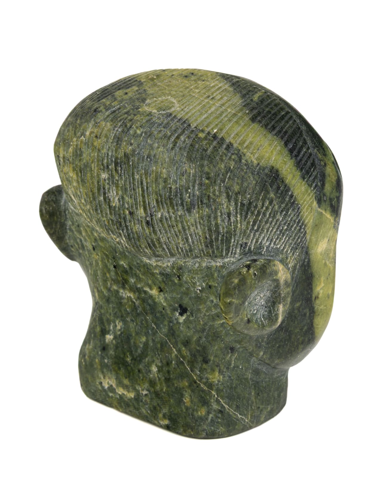 UNIDENTIFIED INUIT ARTIST, KINNGAIT (CAPE DORSET), Head with Wide Eyed Gaze, 1960