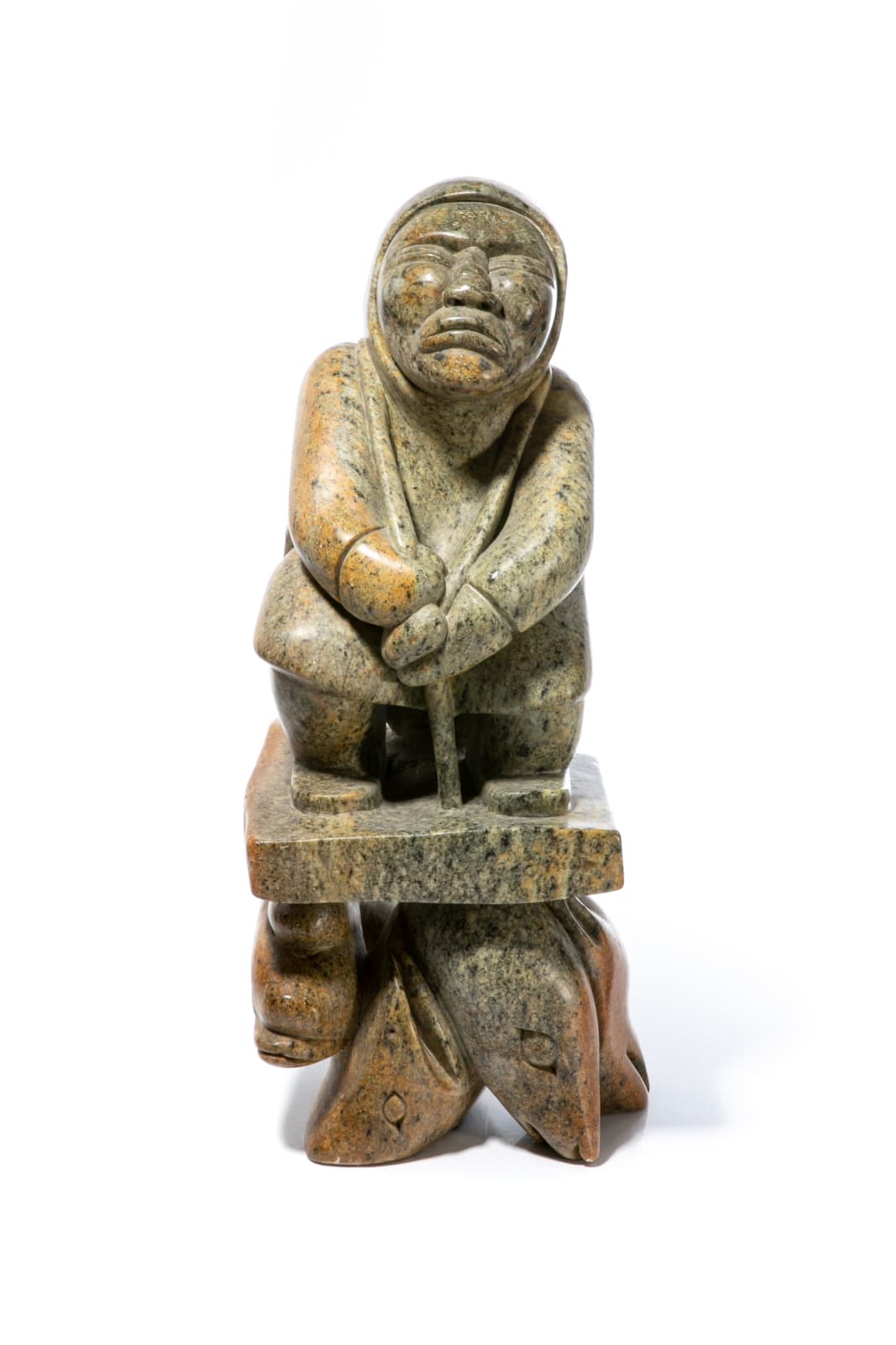 ABRAHAM ANGHIK RUBEN, O.C. (1951-) PAULATUK / SALT SPRING ISLAND, B.C, Hunter and Animal Spirits, c. late 1990s