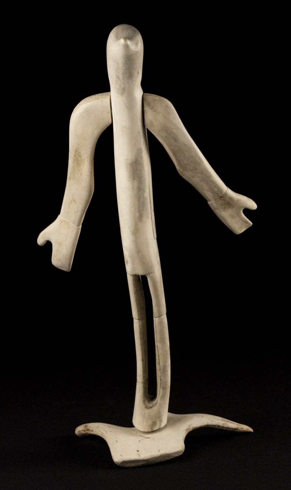 PETER ASSIVAARYUK (1914-D) QAMANI'TUAQ (BAKER LAKE), Man with Outstretched Hands, early 1970s