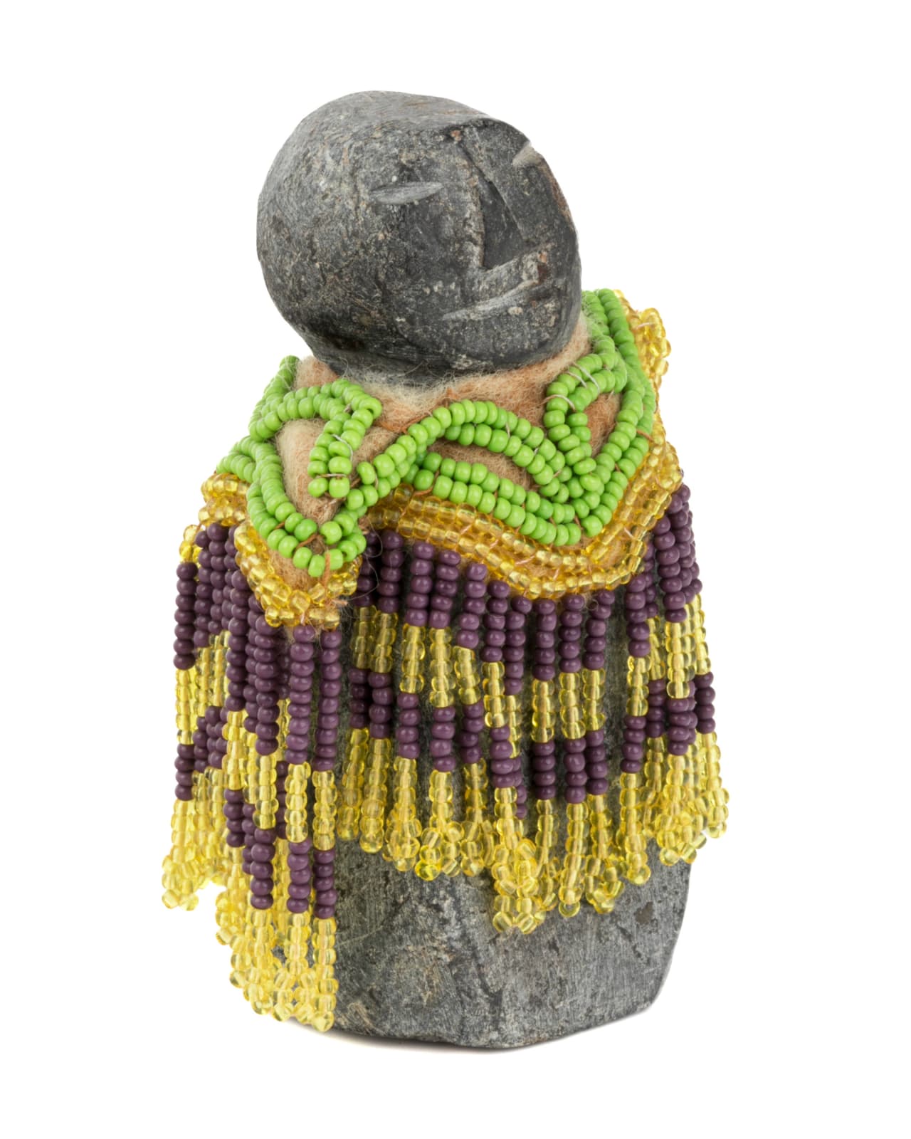 EVA TALOOKI ALIKTILUK (1927-1994) ARVIAT (ESKIMO POINT), Woman in a Beaded Amautiq