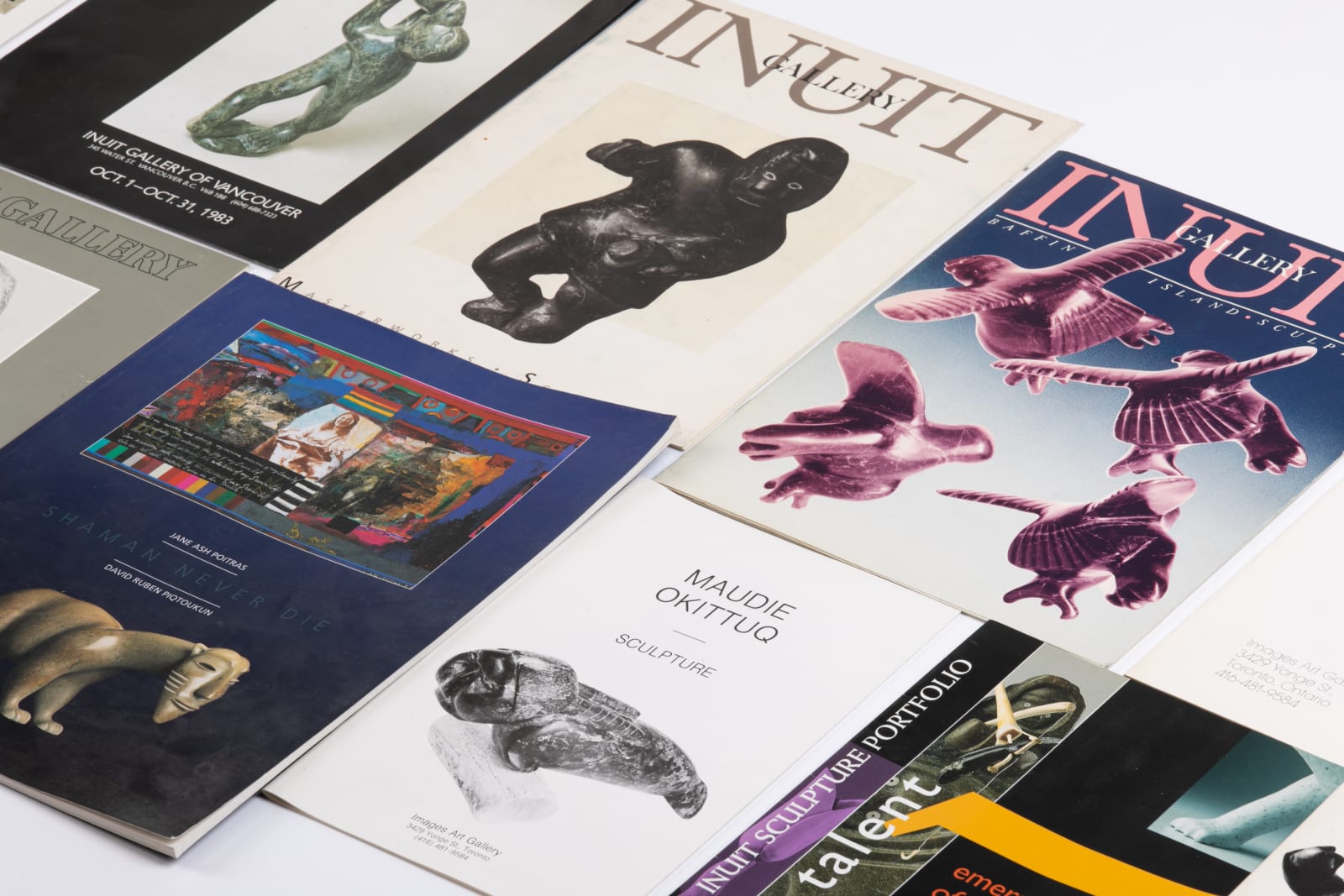 Quantity of Inuit Art Exhibition Catalogues & Ephemera from Private Galleries