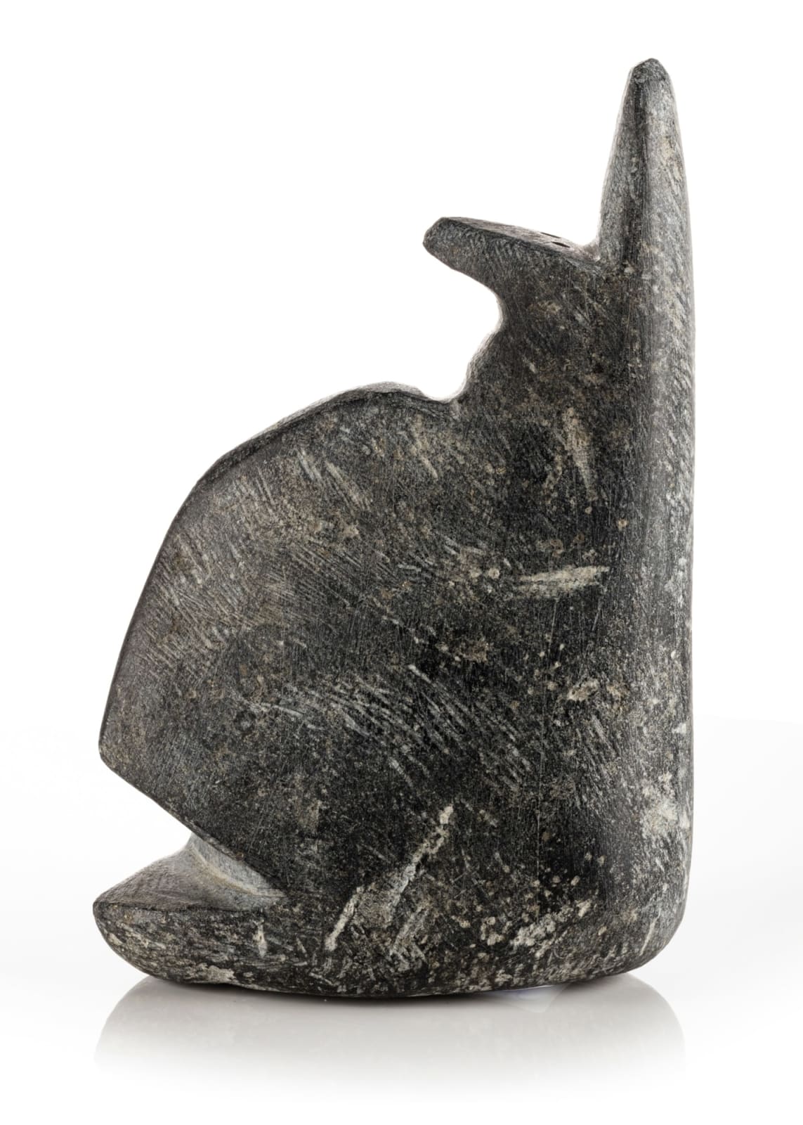 ANDY MIKI (1918-1983) ARVIAT (ESKIMO POINT), Arctic Hare, c. 1972-74