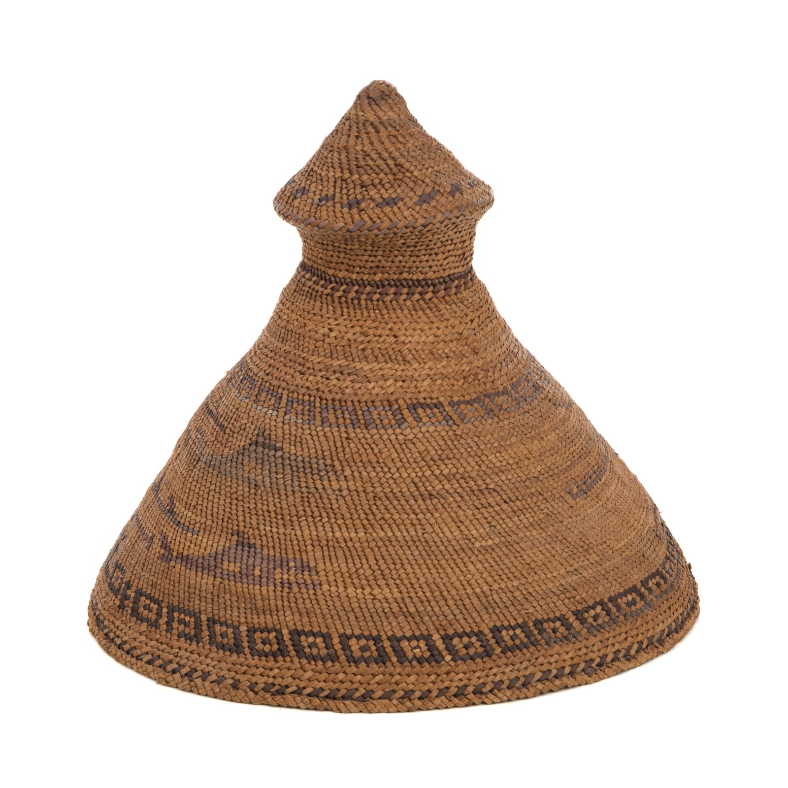 JESSIE WEBSTER (1909-1991) NUU-CHAH-NULTH, Maquinna Hat (Whaler's Hat), probably 1960s