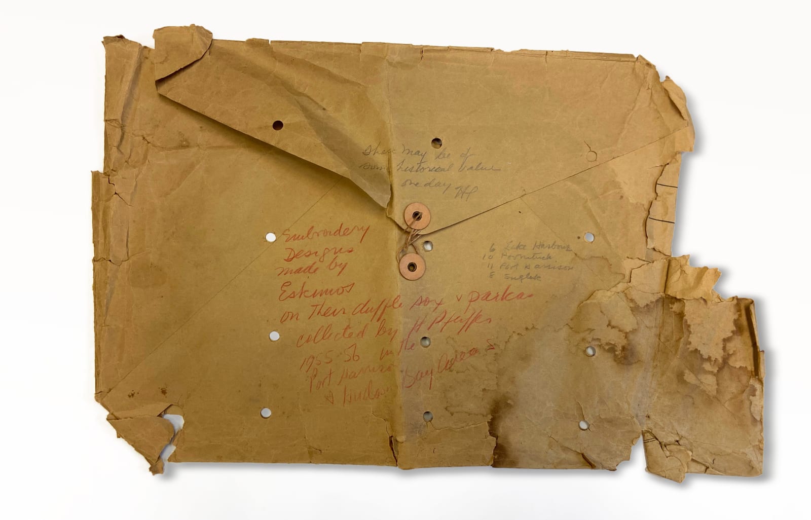 HAROLD SAMSON PFEIFFER (1908-1997) CANADIAN, Embroidery Designs of Indigenous Communities in Canada, 1955/56-60