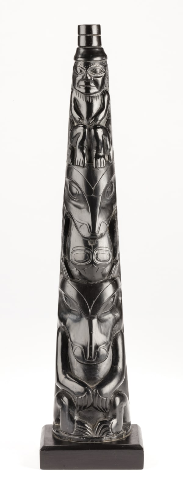 UNIDENTIFIED ARTIST, HAIDA, PROBABLY MASSET, Model Totem Pole, c. 1890