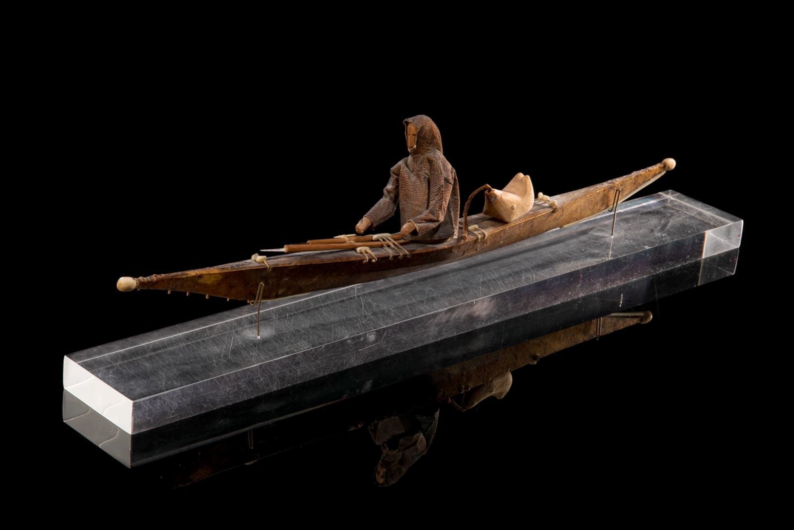 UNIDENTIFIED GREENLANDIC ARTIST, Hunter in a Kayak, early-mid 20th century