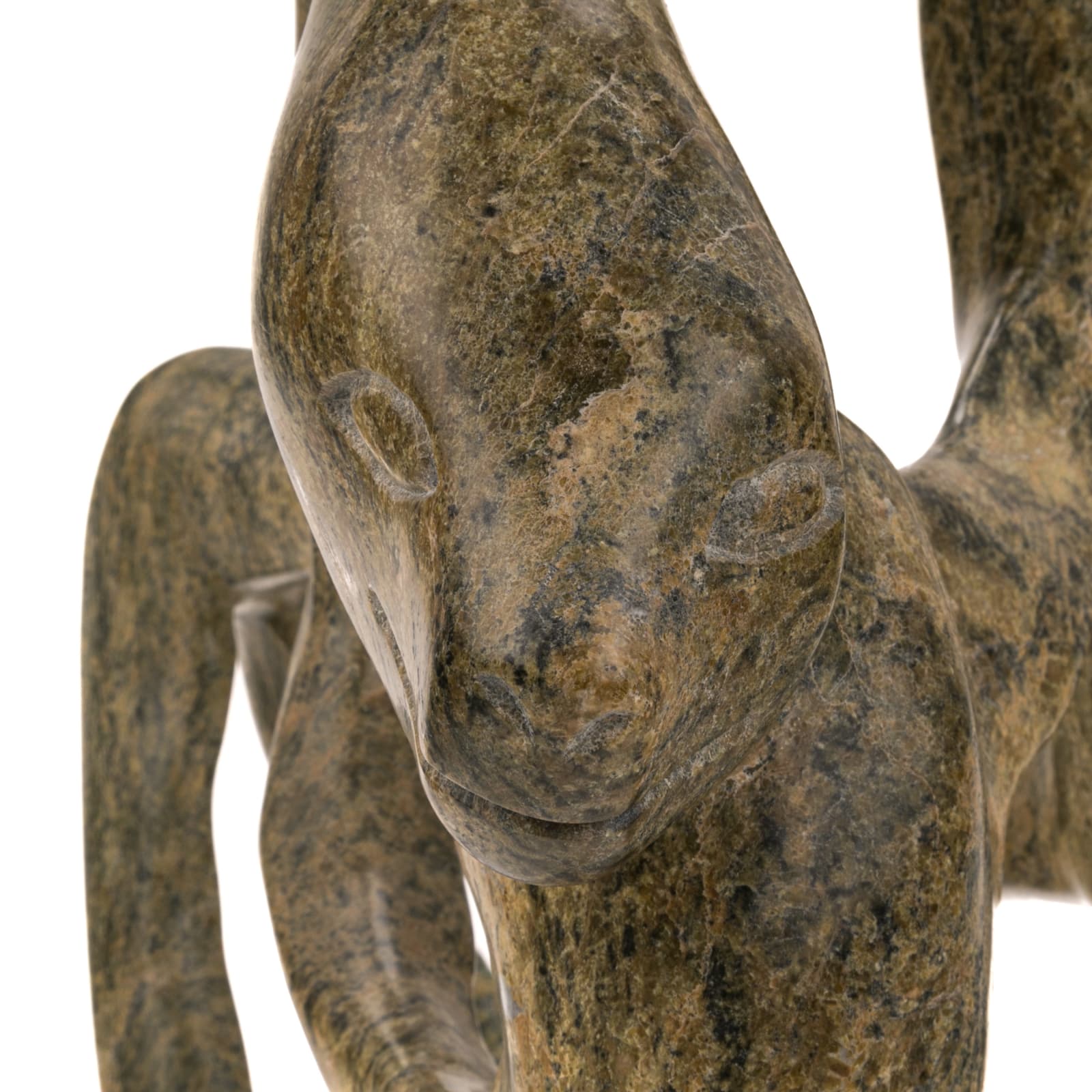 TUKIKI MANUMIE (1952-2017) KINNGAIT (CAPE DORSET), Abstract Seal Composition, 1990s