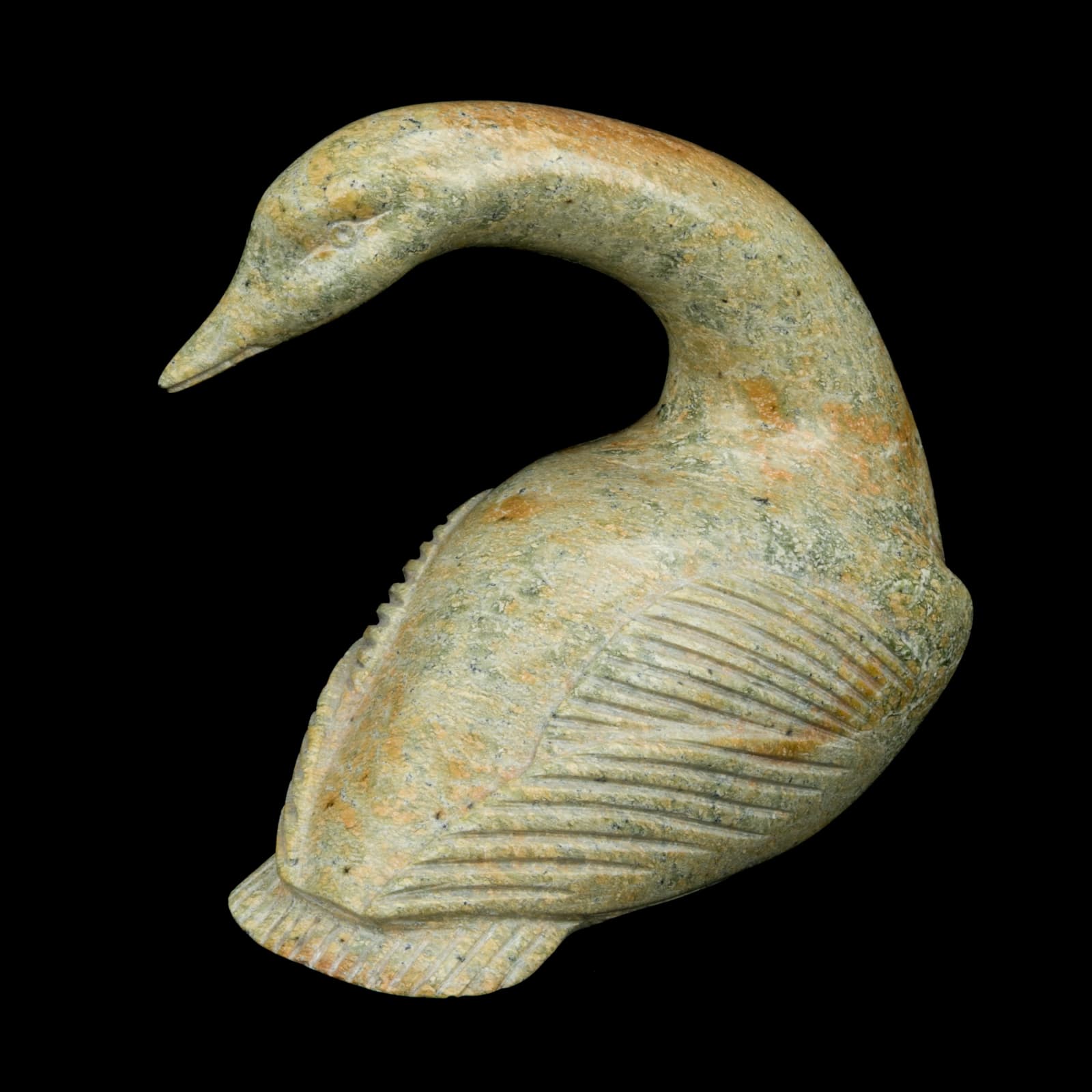 PITSIULA QIMIRPIK (1967-) IQALUIT (FROBISHER BAY), Preening Goose, 1986