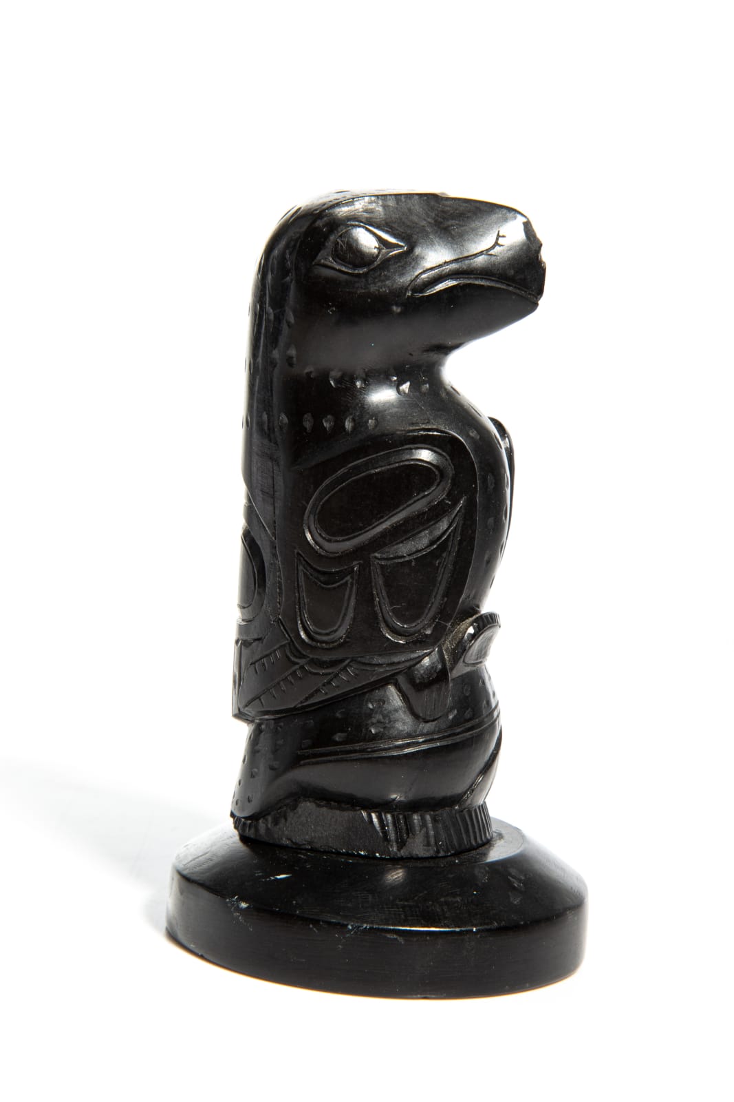 W. GLADSTONE, SKIDEGATE, HAIDA GWAII, Eagle over Fish, mid / late 1960s