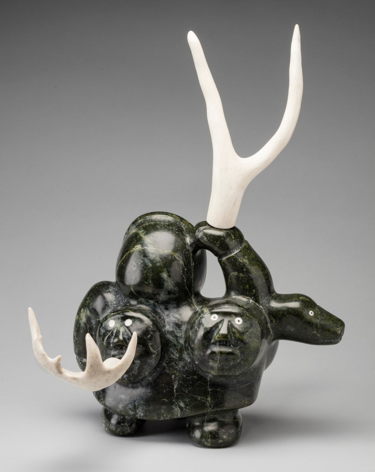 JOE KILOONIK (1938-2011) TALOYOAK (SPENCE BAY), Shamans Calling the Animals, 1996