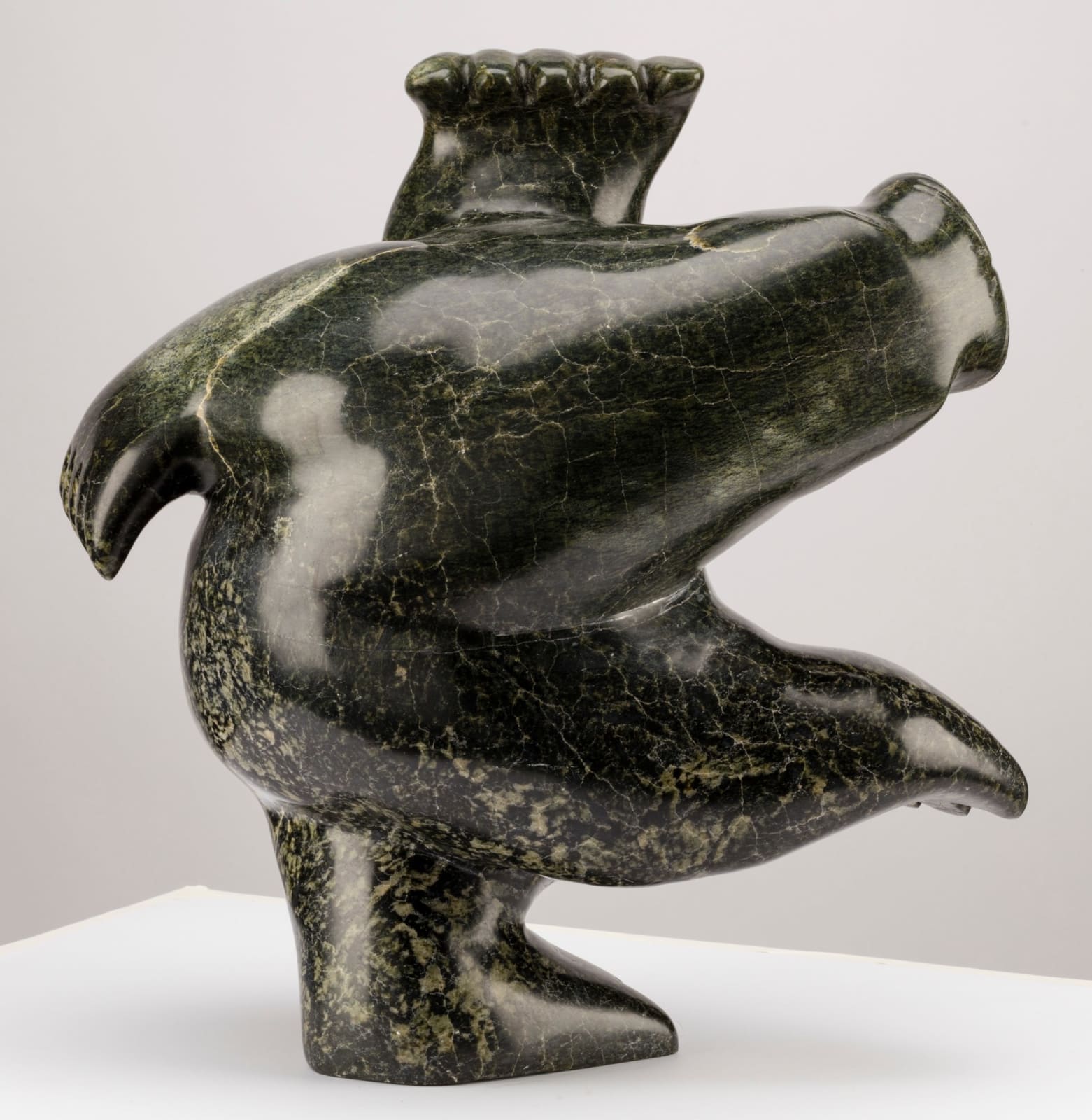 AQJANGAJUK SHAA, R.C.A. (1937-2019) KINNGAIT (CAPE DORSET), Dancing Walrus, early-mid 1980s