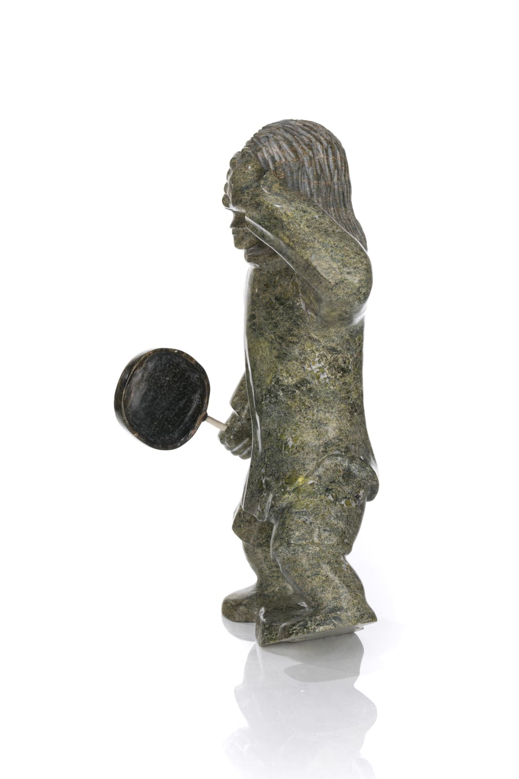 ASHEVAK TUNNILLIE (1956-2018) KINNGAIT (CAPE DORSET), Drum Dancer, 1994