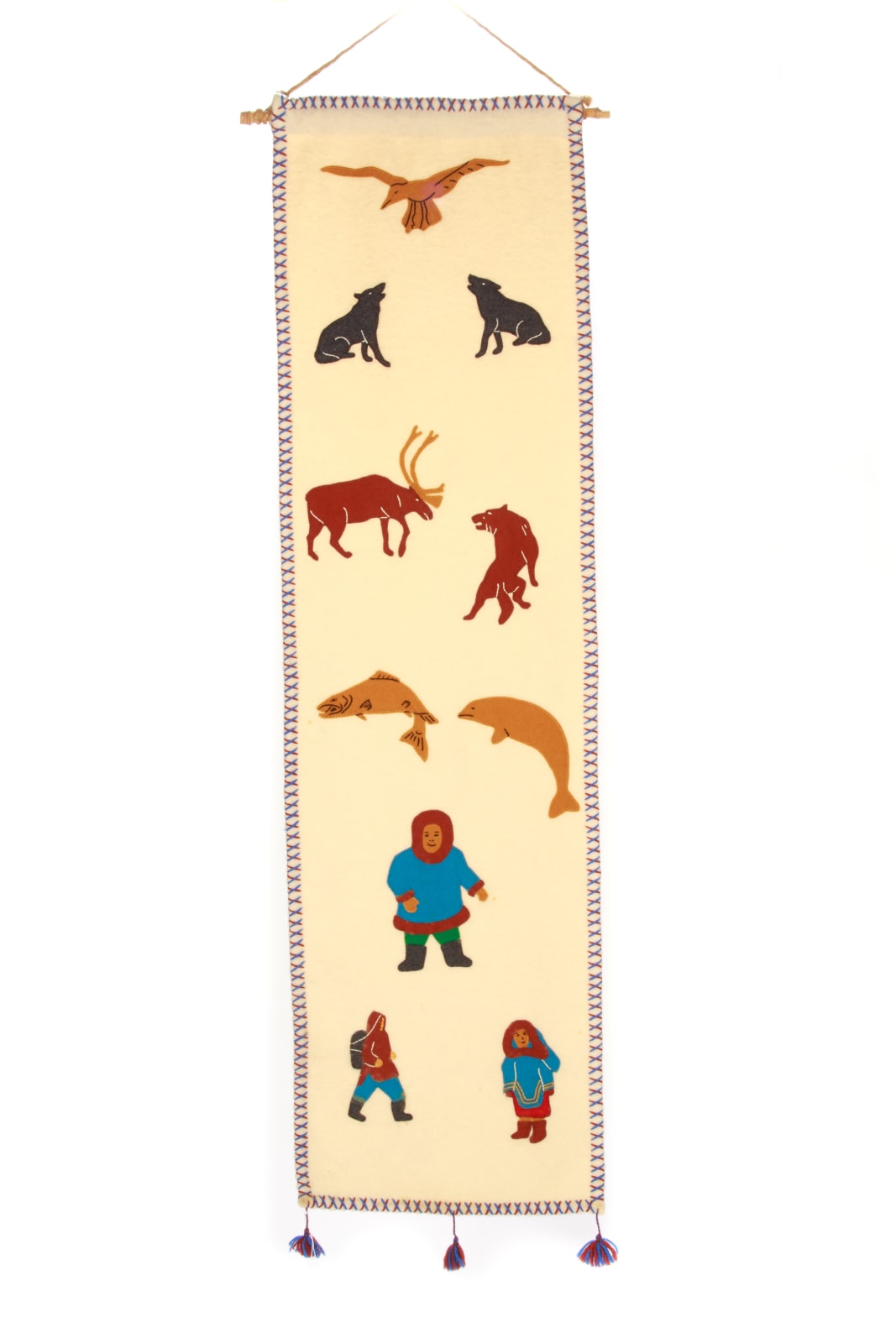 UNIDENTIFIED INUIT ARTIST, Untitled (Inuit and Arctic Animals)