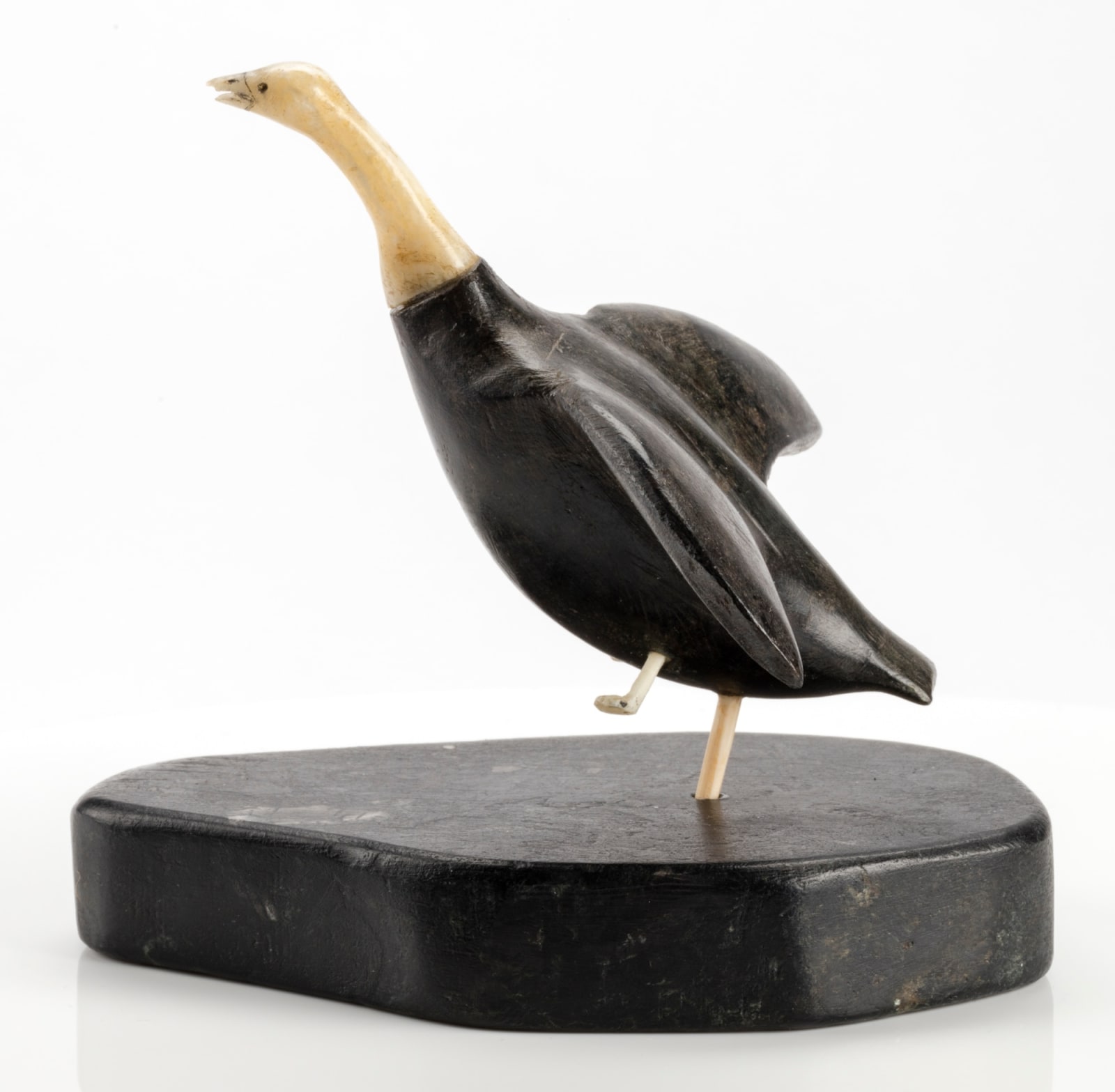 POSSIBLY AISA QUPIRUALU ALASUA (1916-2003) PUVIRNITUQ (POVUNGNITUK), Alighting Goose , 1950s