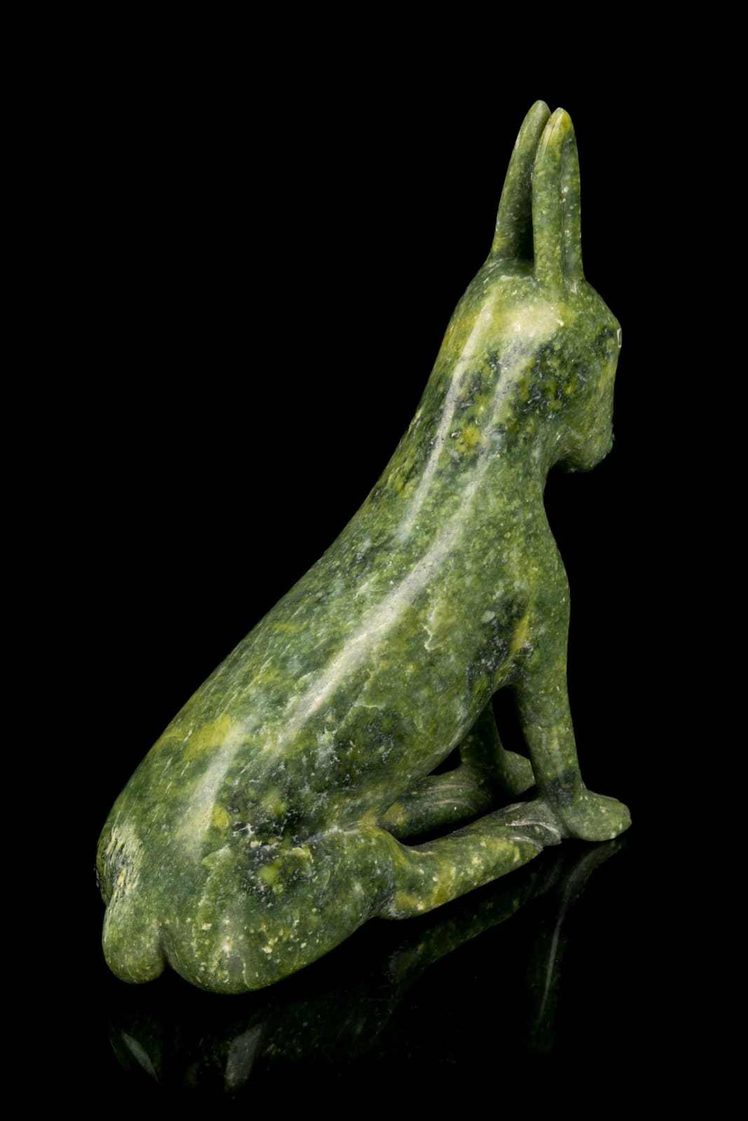 SHEOKJUK OQUTAQ (1920-1982) KINNGAIT (CAPE DORSET), Seated Arctic Hare