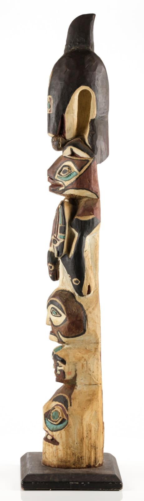 UNIDENTIFIED TLINGIT ARTIST, Model Totem Pole, c. 1930s or 1940s