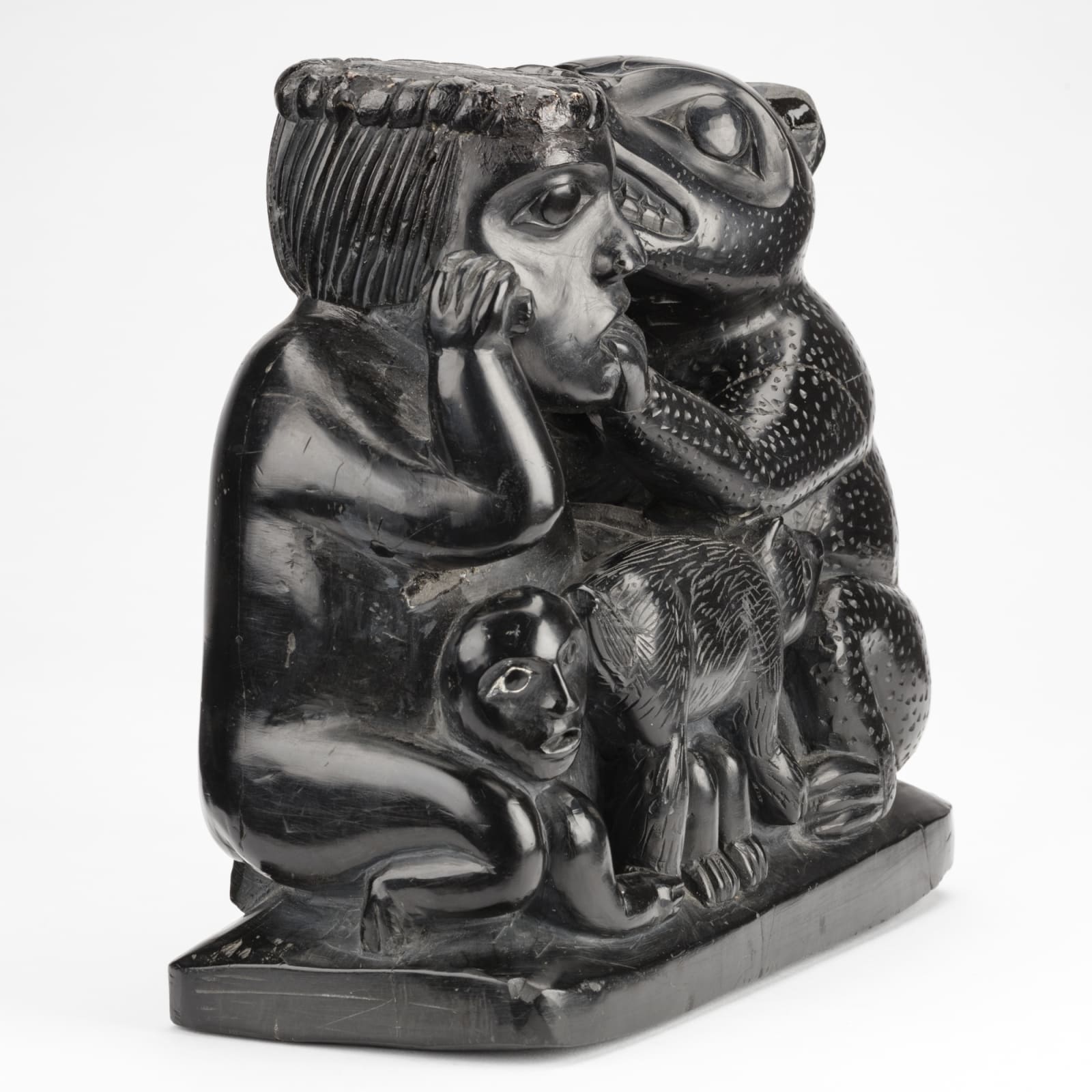 UNIDENTIFIED HAIDA ARTIST, Figure Group (Men and Bears), c. 1880-1900