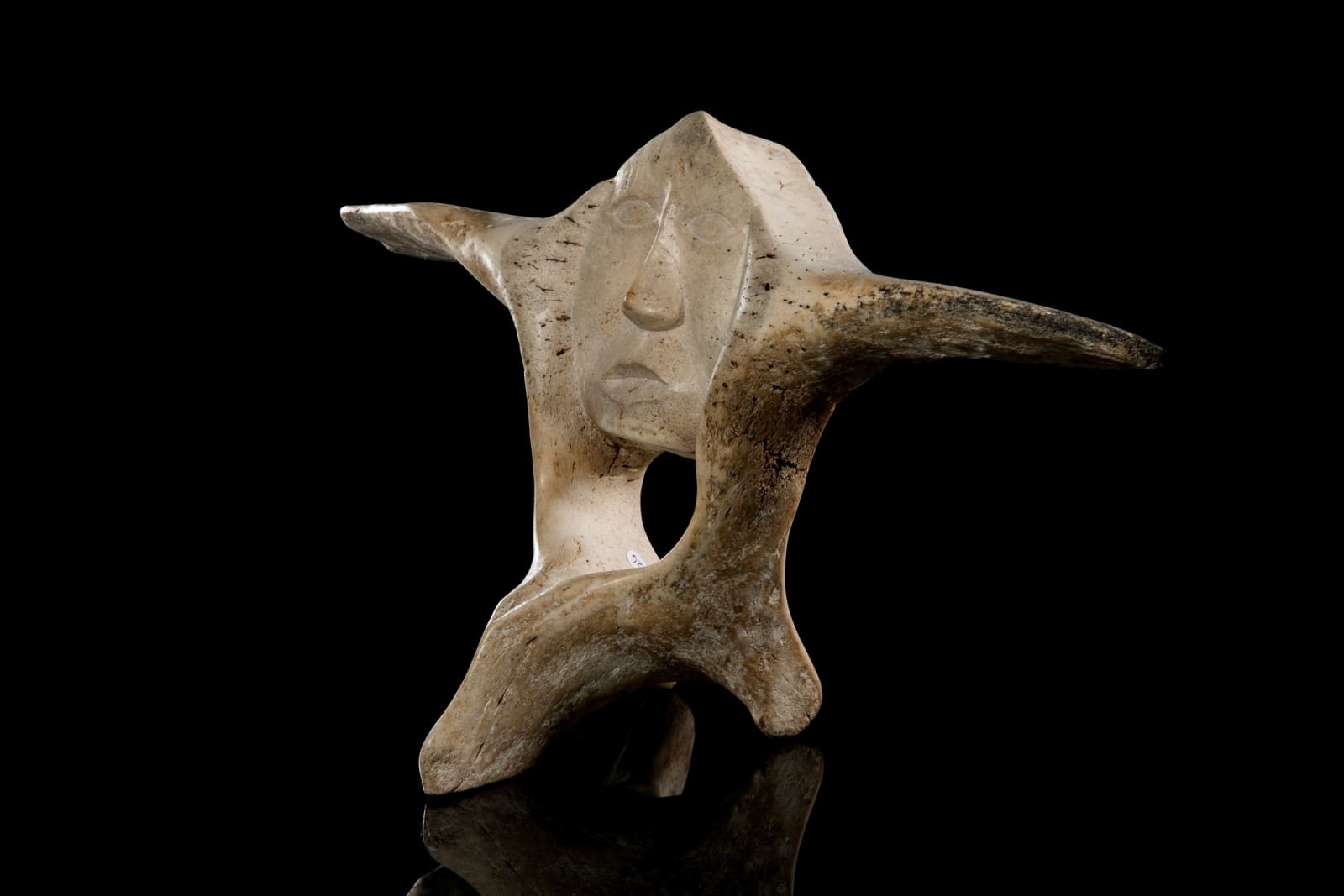 NUVEEYA (NOOVEEYA) IPELLIE (1920-2010) IQALUIT (FROBISHER BAY), Shaman, early-mid 1970s