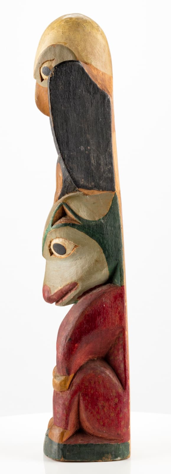 UNIDENTIFIED NUU-CHAH-NULTH ARTIST, Model Totem Pole, 28 July 1908